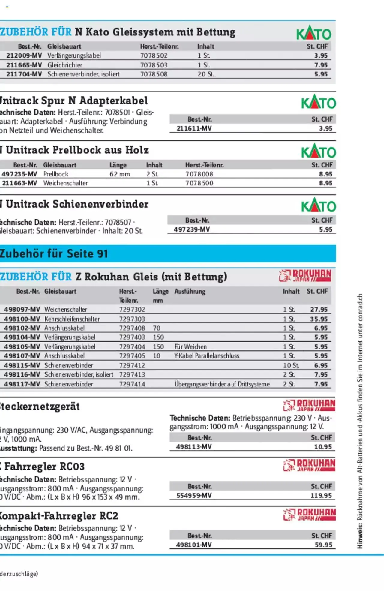 Conrad - Modellbahn Katalog 2022/23 von 5. September bis 31. Dezember 2023 - Prospekt seite  184