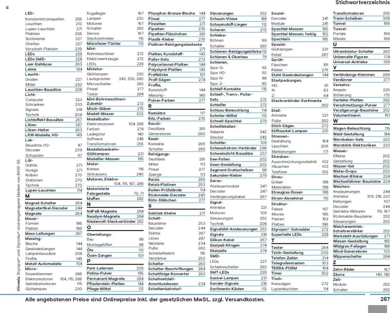 Conrad Modellbahn Katalog 2023/24 von 5. September bis 31. Dezember 2024 - Prospekt seite  289