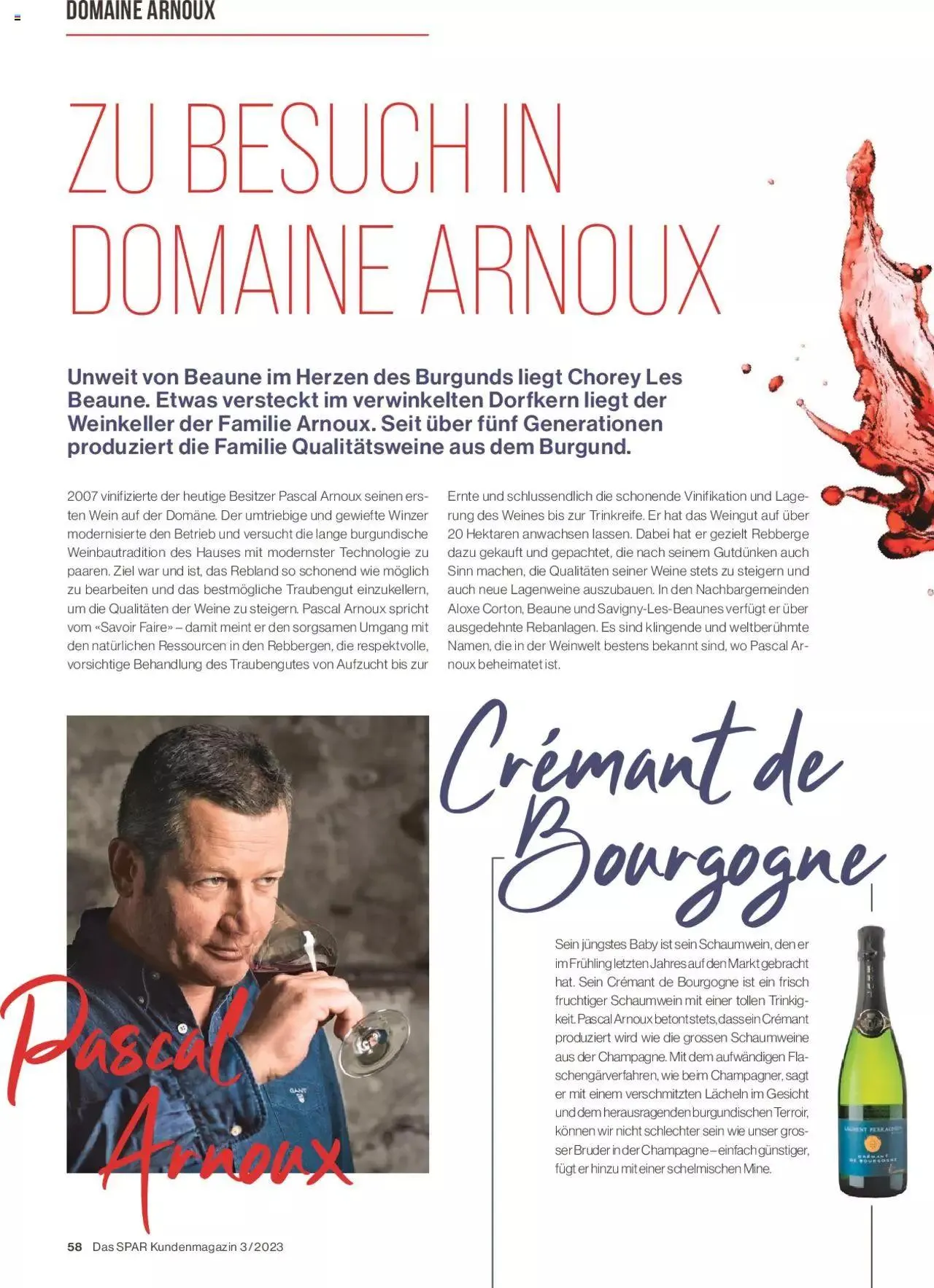 SPAR Kundenmagazin von 22. September bis 31. Dezember 2023 - Prospekt seite  58