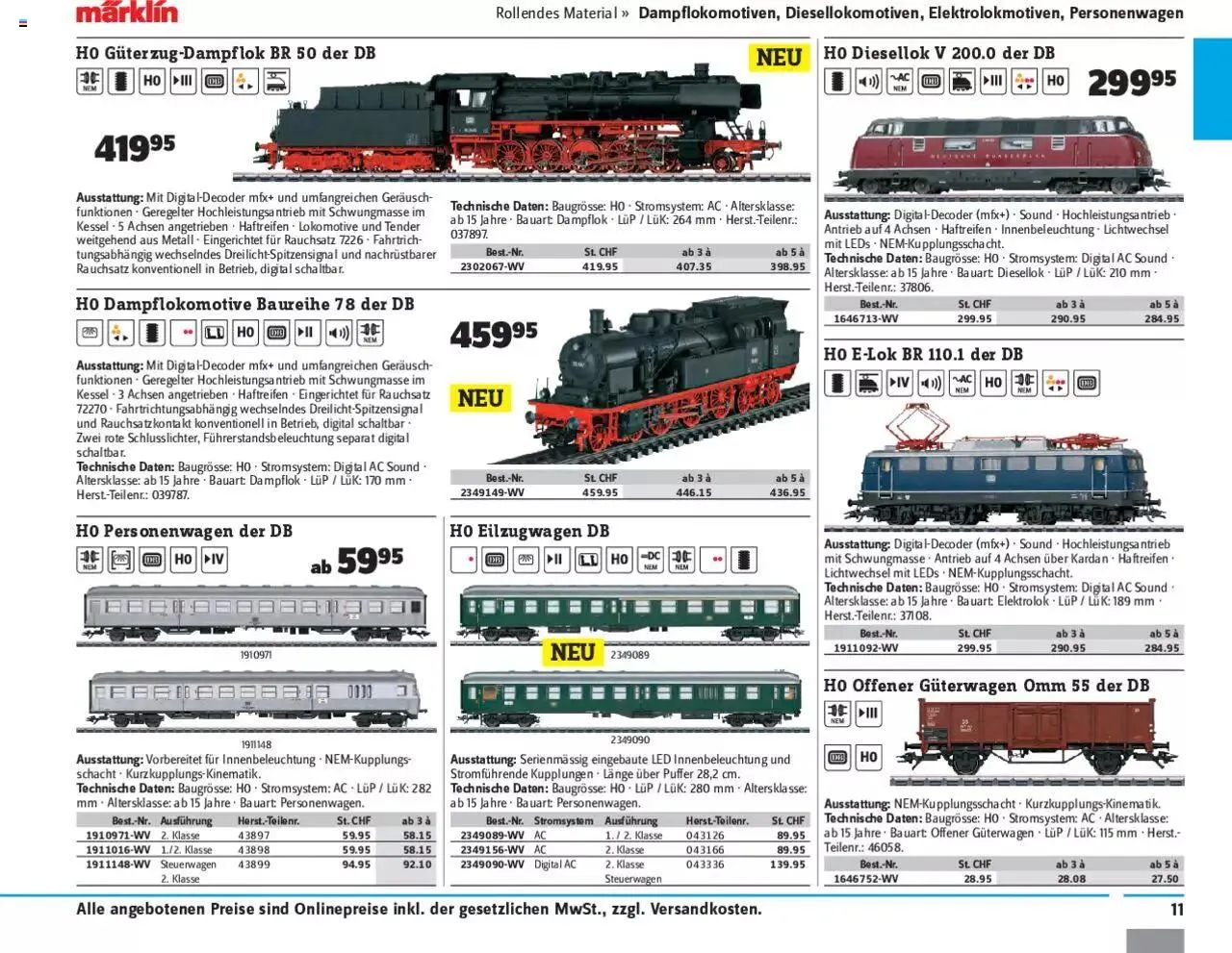 Conrad - Modellbahn 2021/22 von 1. Januar bis 31. Dezember 2023 - Prospekt seite  13
