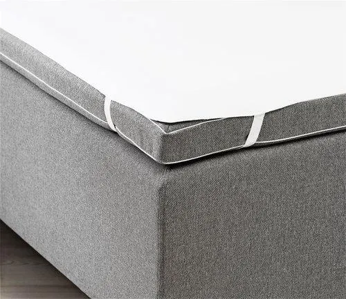 Sovramaterasso impermeabile ANITA 65x140 cm bianco