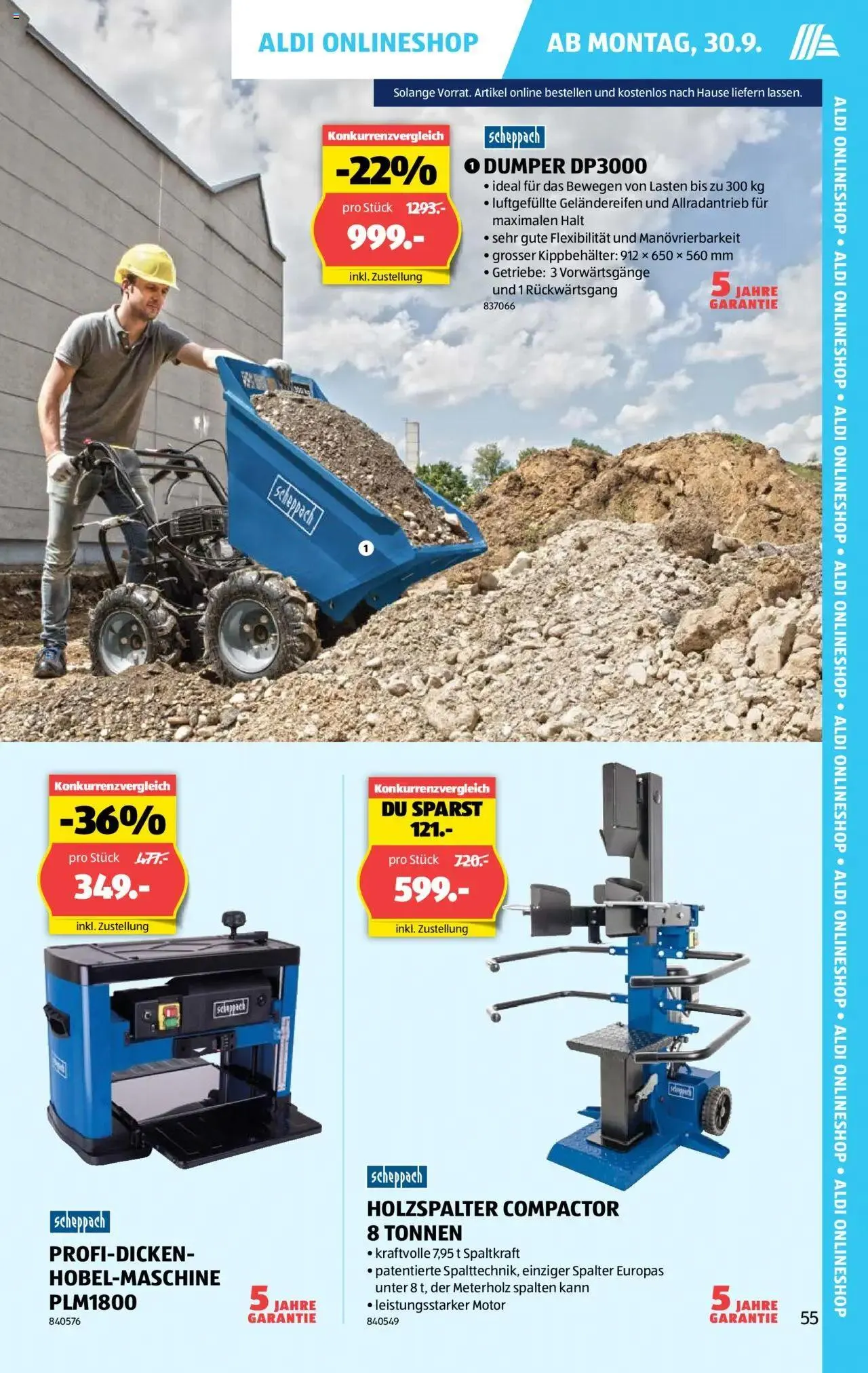 Aldi Aktionen von 26. September bis 2. Oktober 2024 - Prospekt seite 55