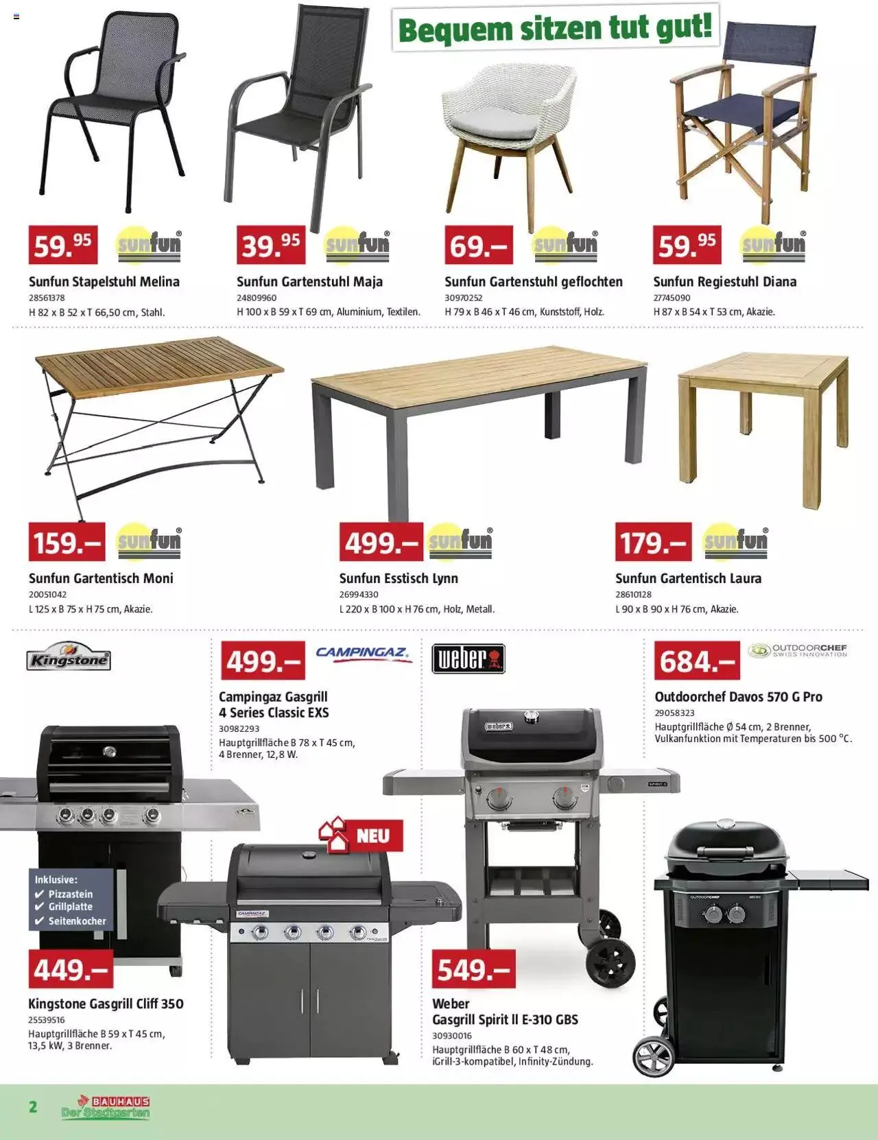 Bauhaus Aktionen von 27. Mai bis 30. Juni 2024 - Prospekt seite 2