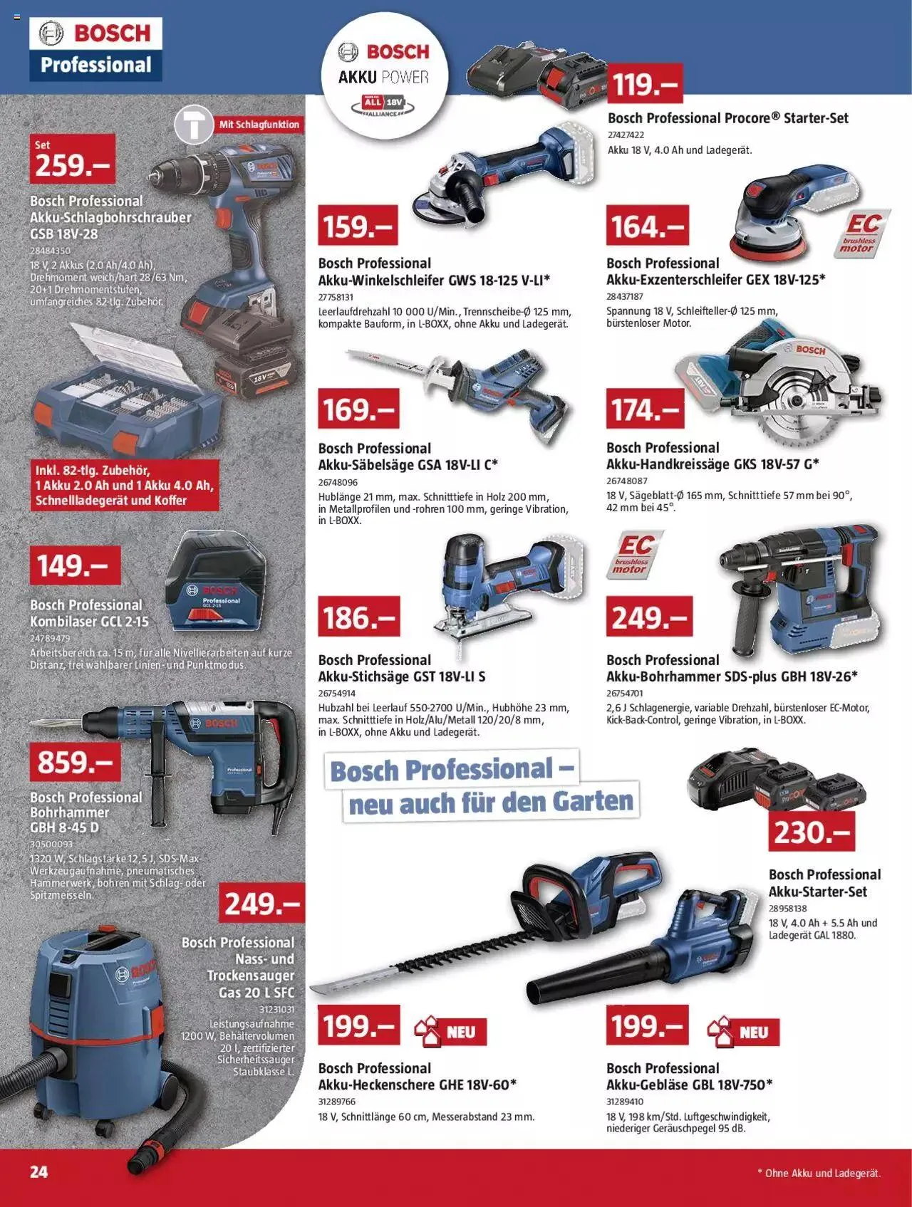 Bauhaus Aktionen von 2. Oktober bis 29. Oktober 2023 - Prospekt seite 24