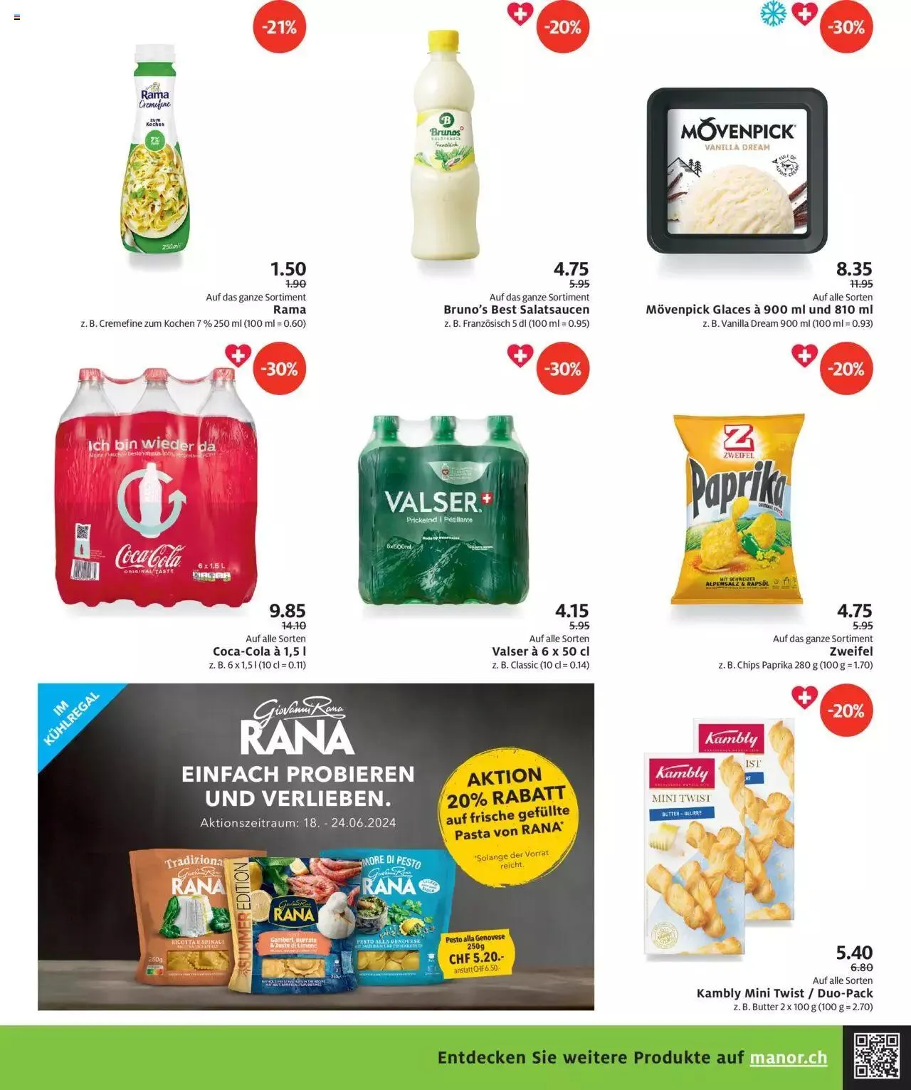 Manor Aktionen von 18. Juni bis 24. Juni 2024 - Prospekt seite  7
