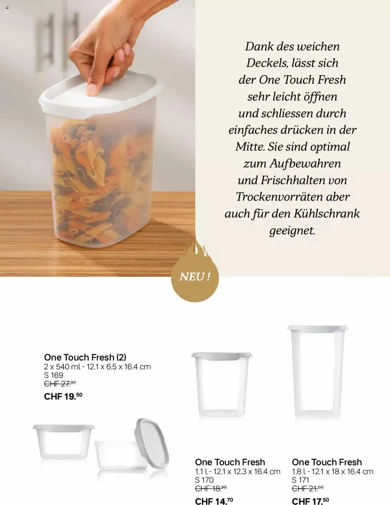 Tupperware Aktionen von 3. Juli bis 6. August 2023 - Prospekt seite  8