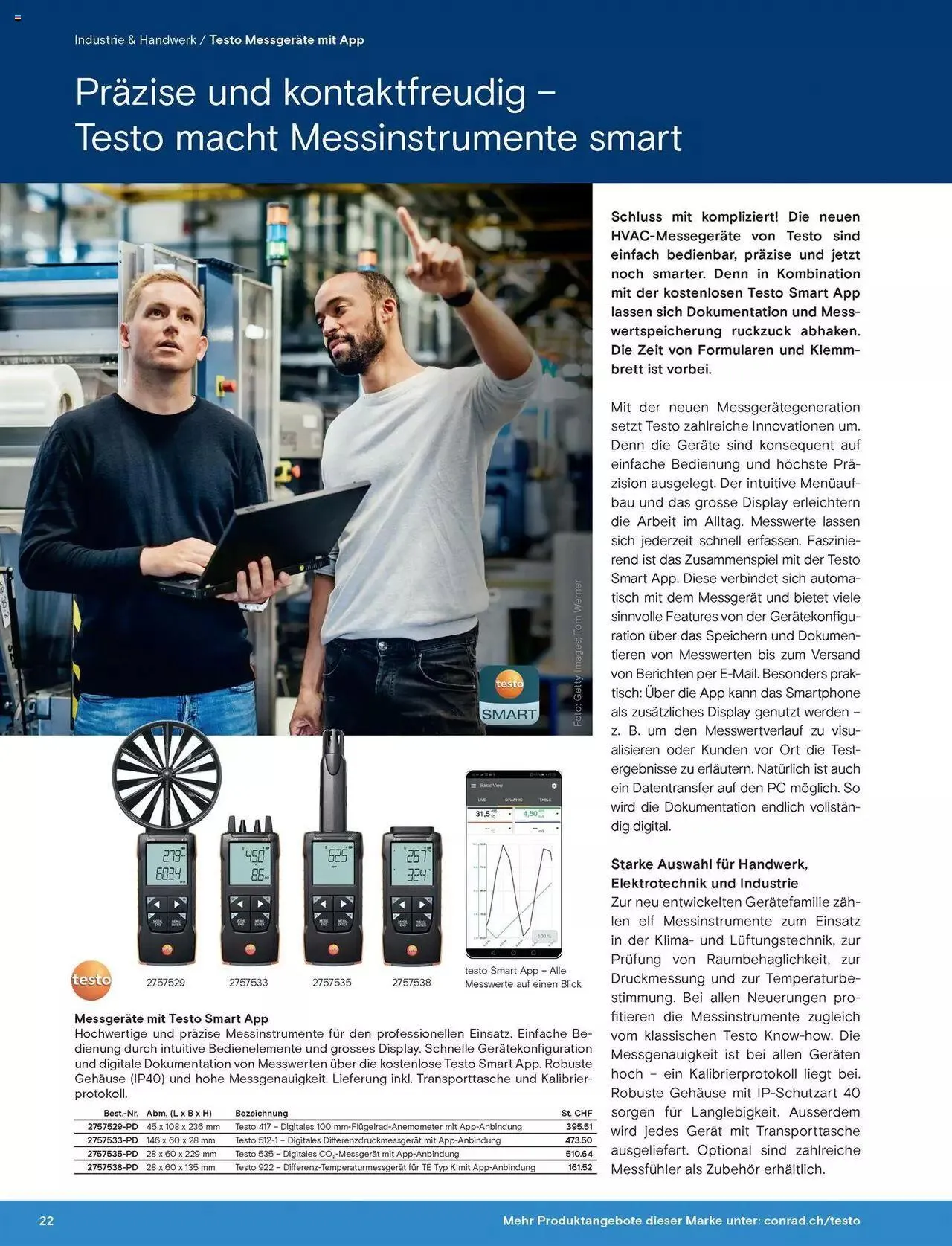 Conrad Handwerk und Technik von 8. Mai bis 31. Dezember 2023 - Prospekt seite 21