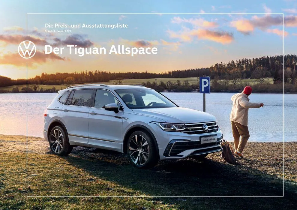 Das Tiguan Allspace von 16. Januar bis 31. Dezember 2024 - Prospekt seite  1