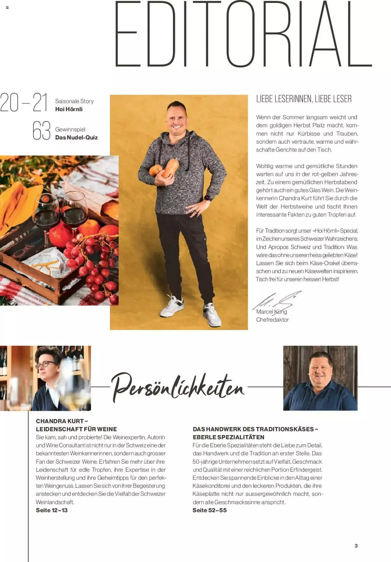 SPAR Kundenmagazin von 22. September bis 31. Dezember 2023 - Prospekt seite 3