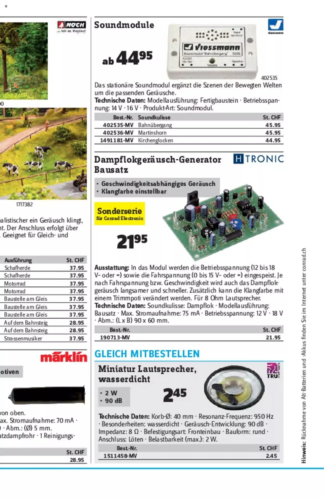 Conrad - Modellbahn Katalog 2022/23 von 5. September bis 31. Dezember 2023 - Prospekt seite  524