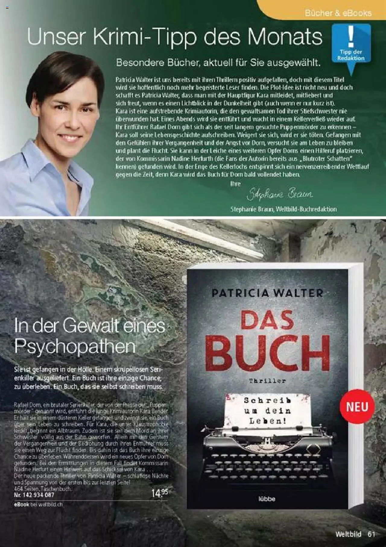 Weltbild - Aktueller Prospekt von 27. Januar bis 31. Dezember 2023 - Prospekt seite  61