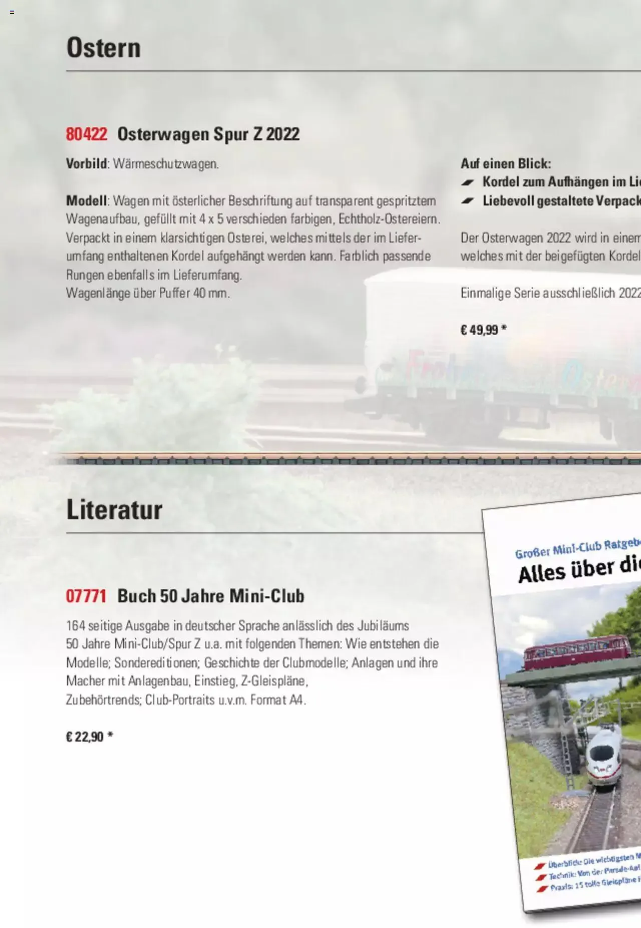 Conrad - Märklin Neuheiten 2022 von 28. März bis 31. Dezember 2023 - Prospekt seite  265