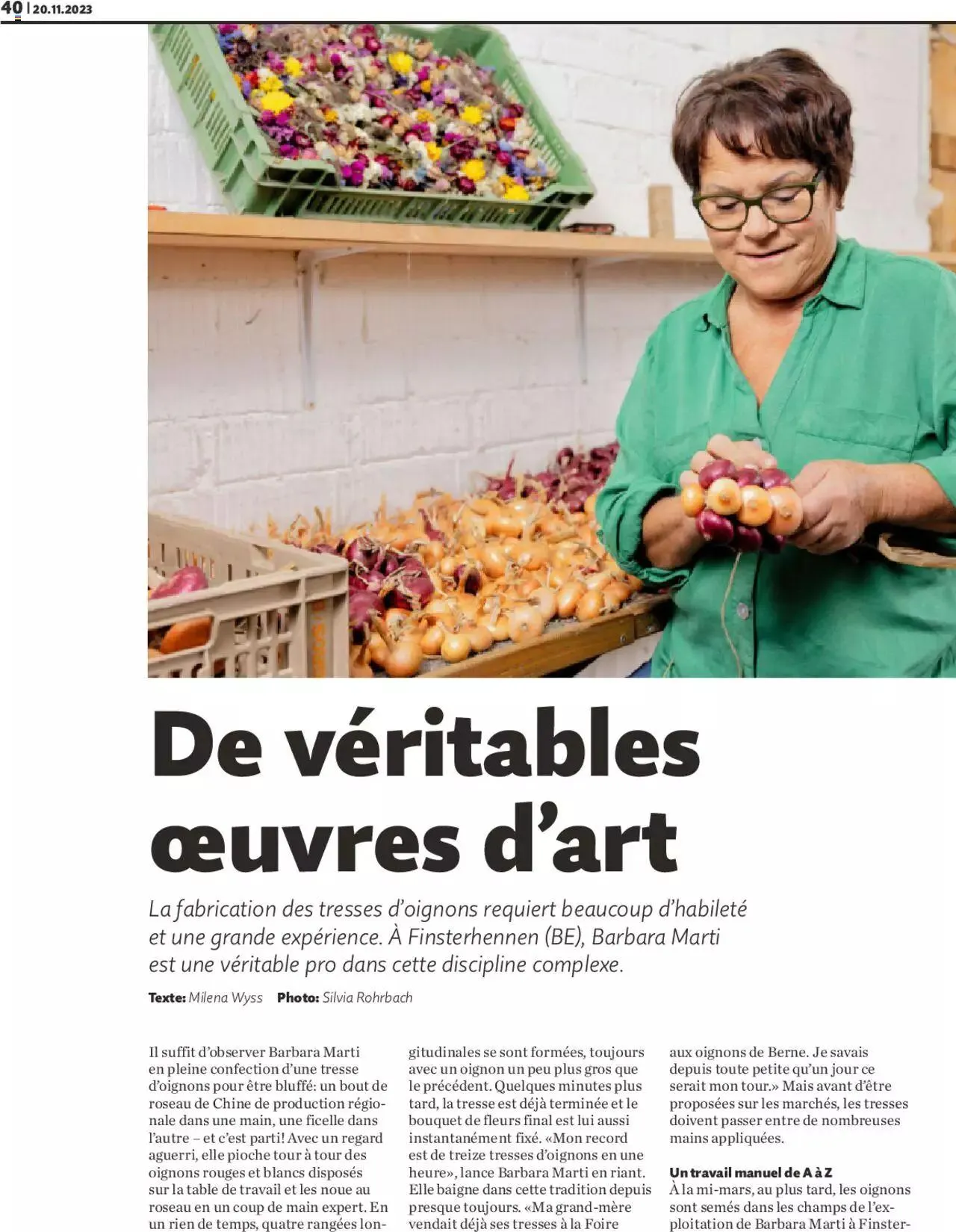 Migros Magazin FR von 20. November bis 31. Dezember 2023 - Prospekt seite 40