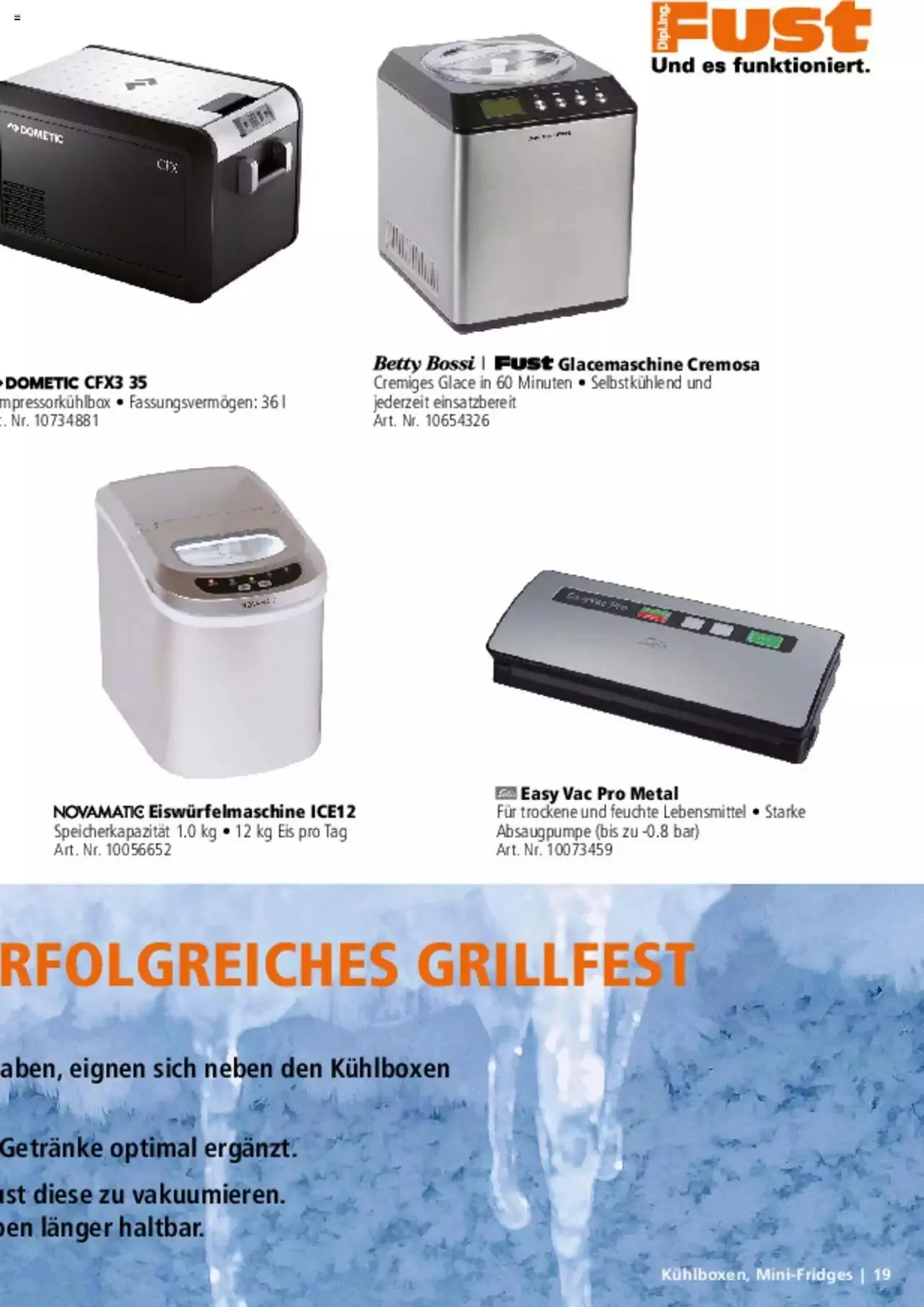 Fust Grill Zeit von 4. April bis 31. Dezember 2023 - Prospekt seite  38