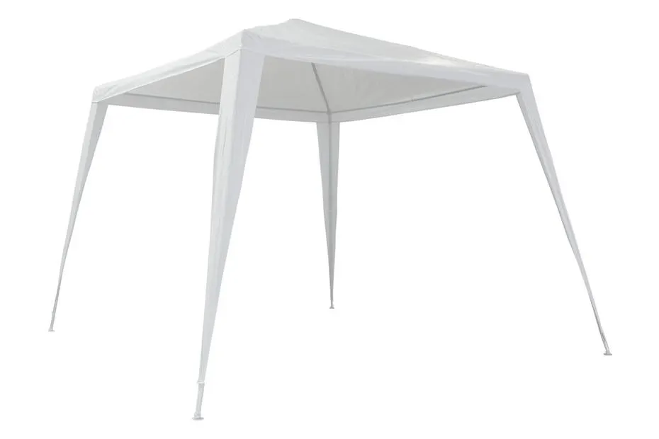 GO ON Pavillon Metall Weiss | 2.4 × 2.4 m