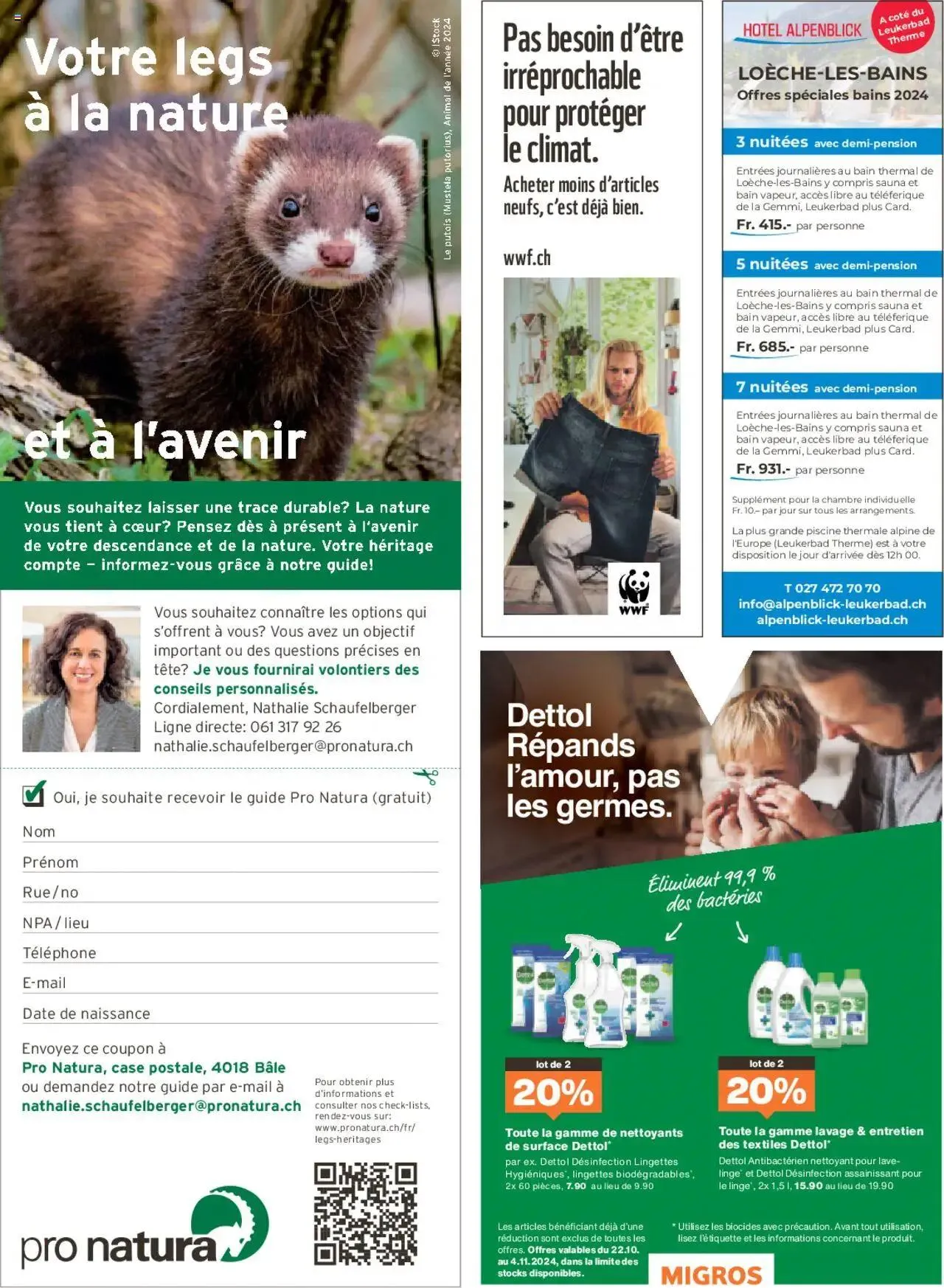 Migros Magazin FR von 21. Oktober bis 27. Oktober 2024 - Prospekt seite 67