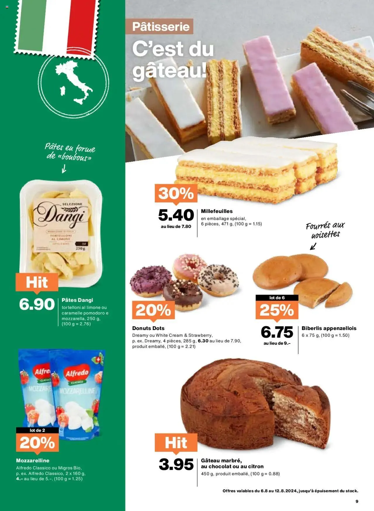 Migros Aktionen von 6. August bis 12. August 2024 - Prospekt seite  9