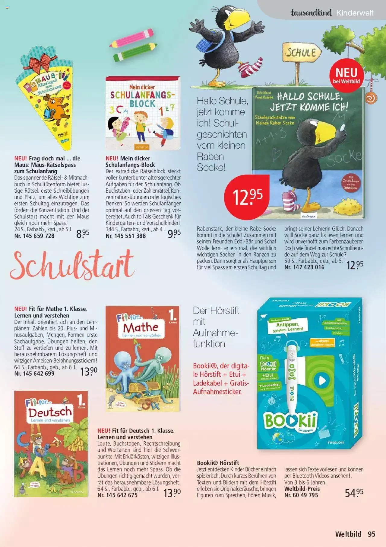 Weltbild Aktionen von 1. Juli bis 31. Juli 2023 - Prospekt seite 95