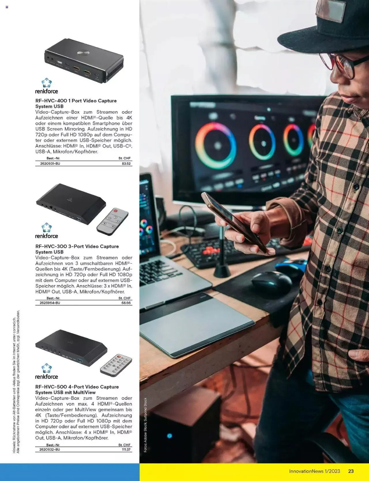 Conrad Innovation News von 24. Februar bis 31. Dezember 2023 - Prospekt seite  23