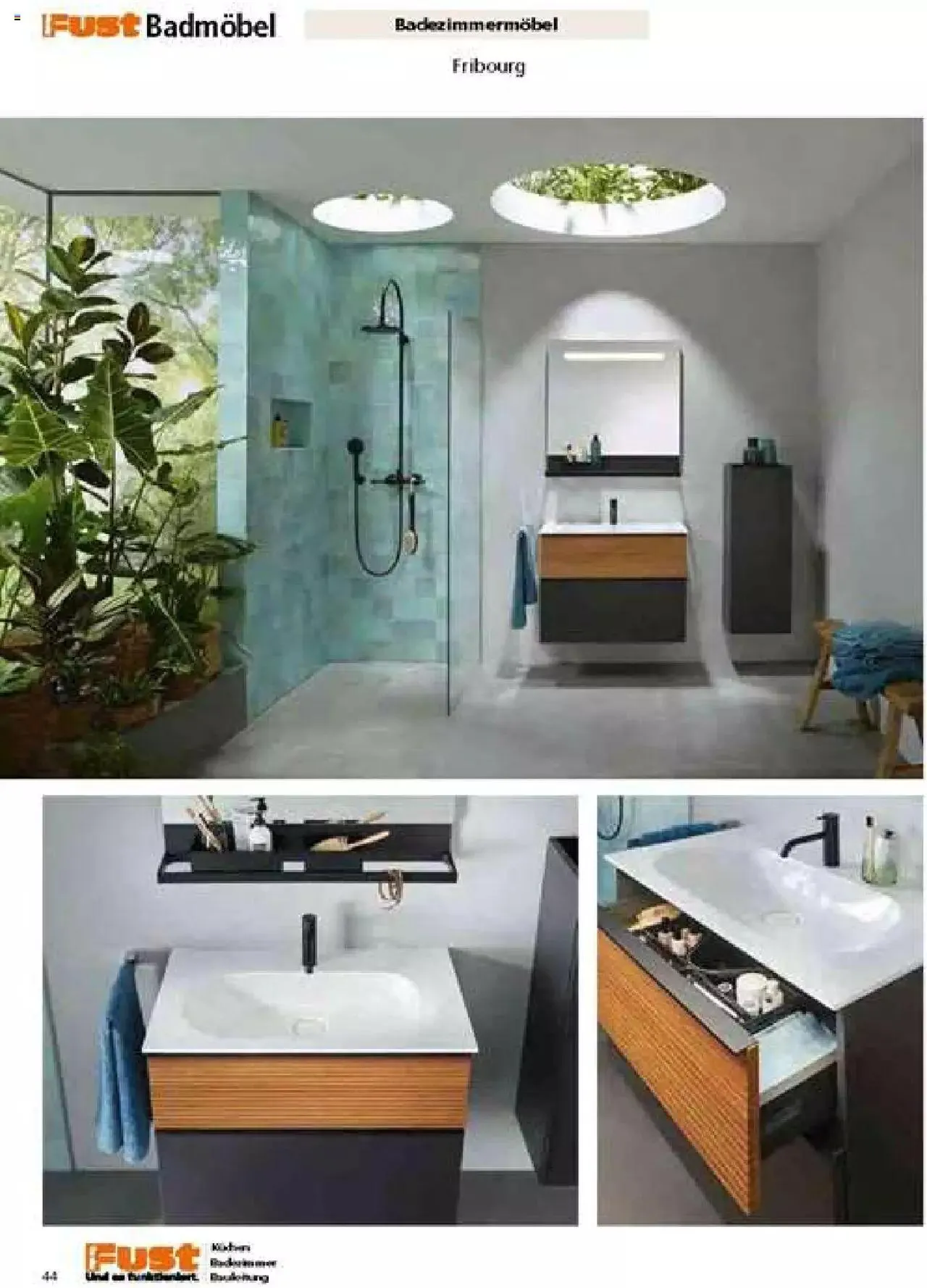 Fust Badezimmermagazin von 17. April bis 31. Dezember 2023 - Prospekt seite 44