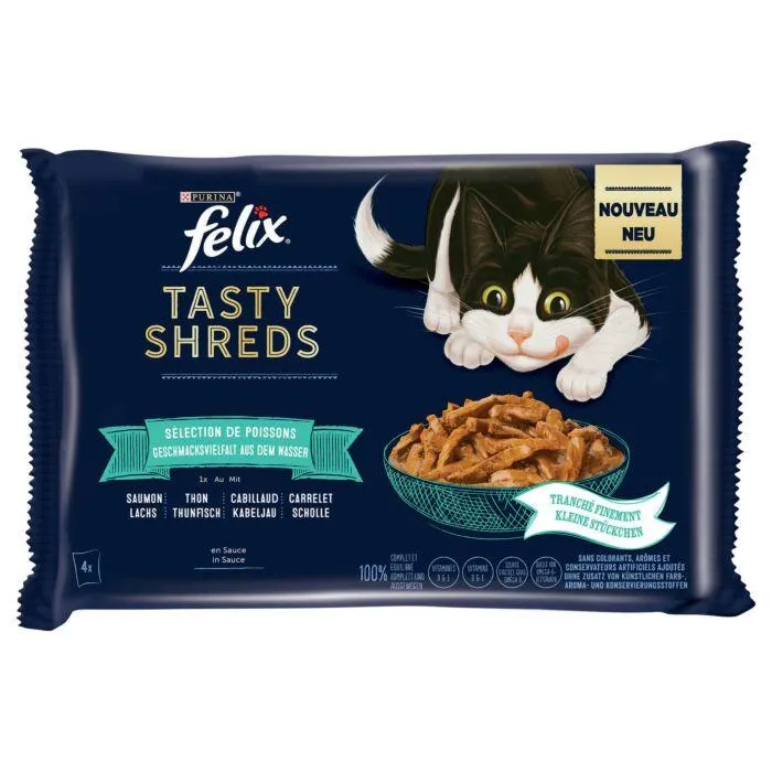 Felix Tasty Shreds Geschmacksvielfalt aus dem Wasser