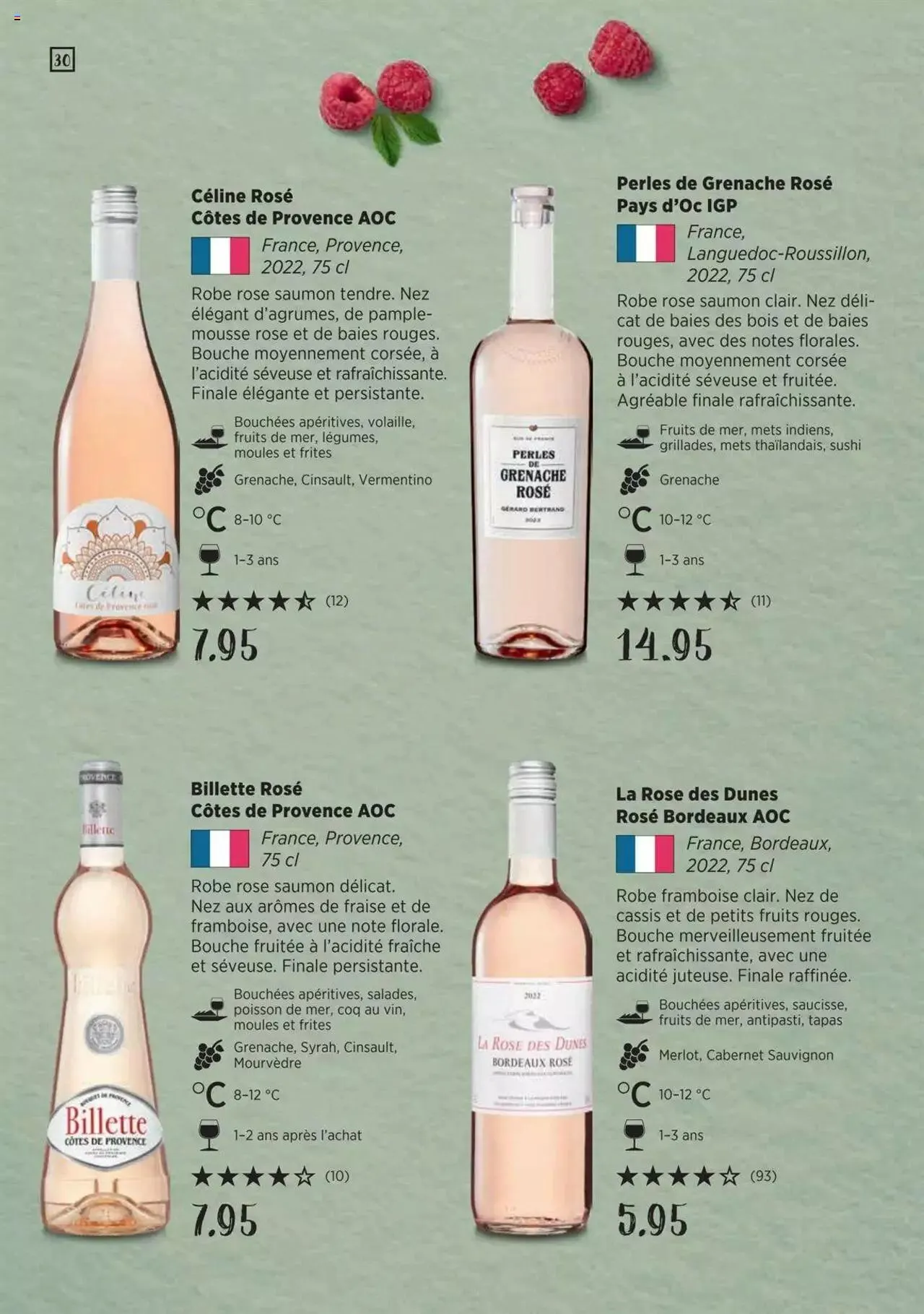 Denner Guide des vins 2023 /2024 FR von 11. September bis 31. Dezember 2024 - Prospekt seite  30