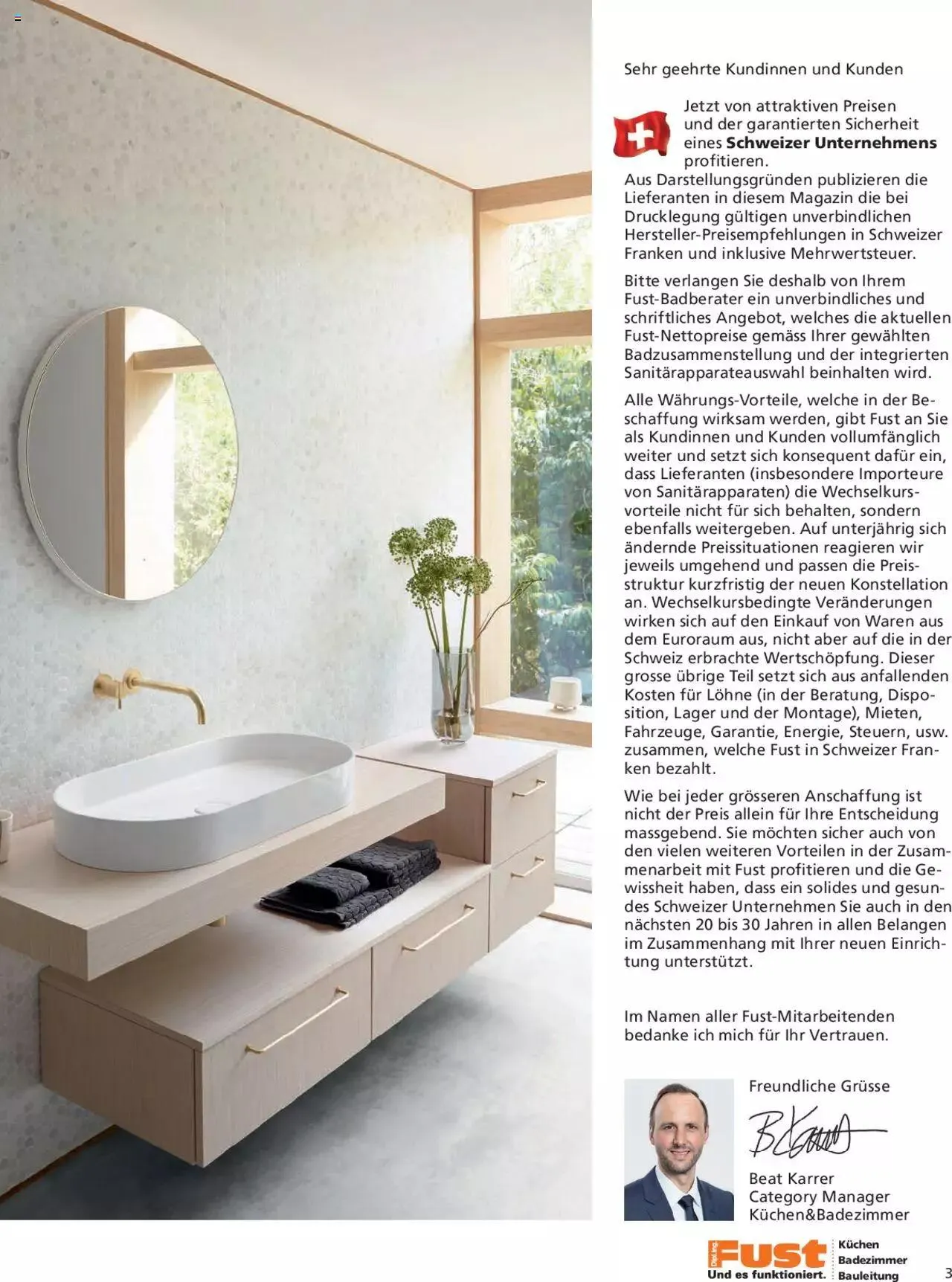 Fust Aktionen Badezimmermagazin von 17. April bis 31. Dezember 2024 - Prospekt seite  3
