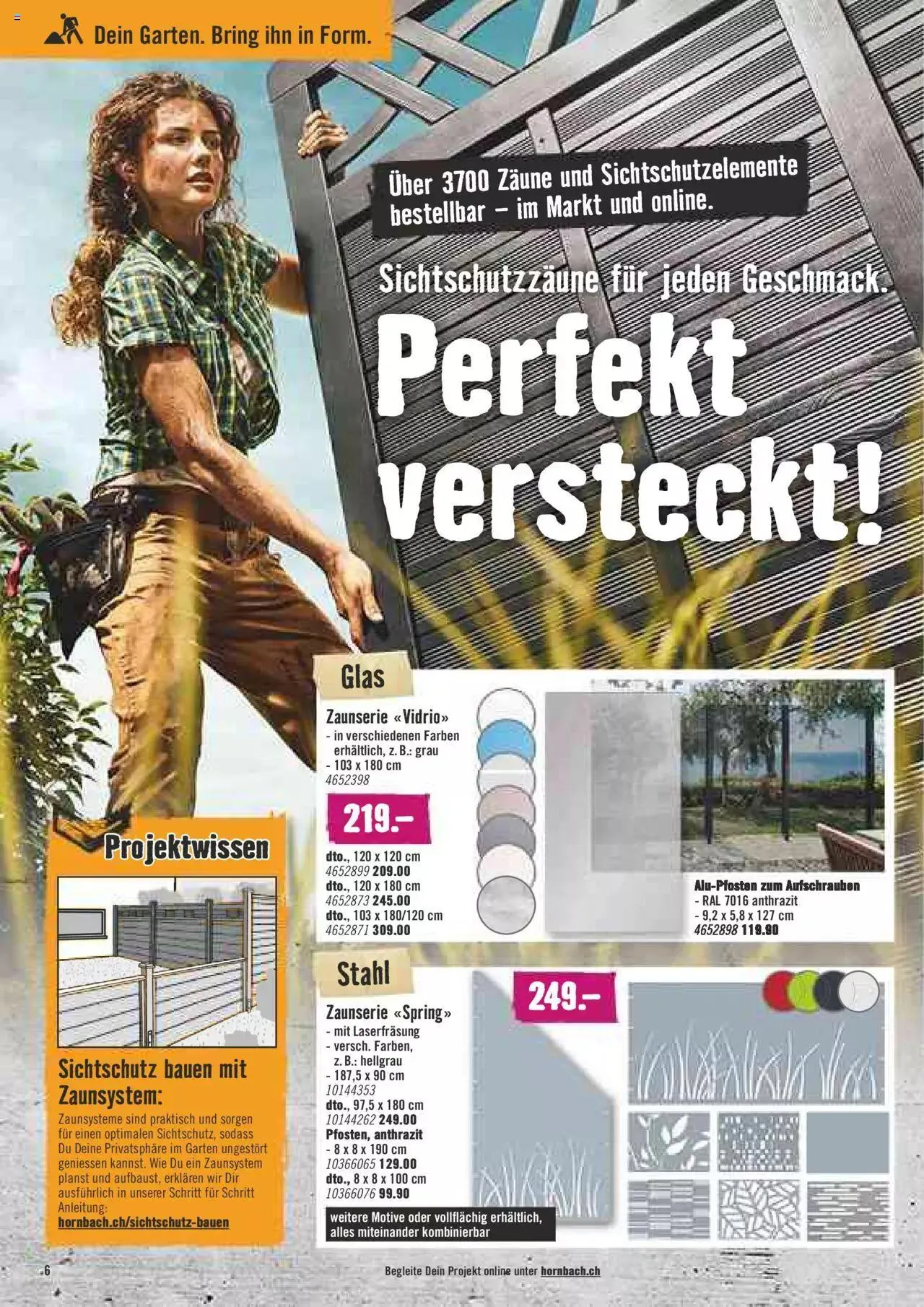 Hornbach Aktionen von 1. Mai bis 31. Dezember 2023 - Prospekt seite  6