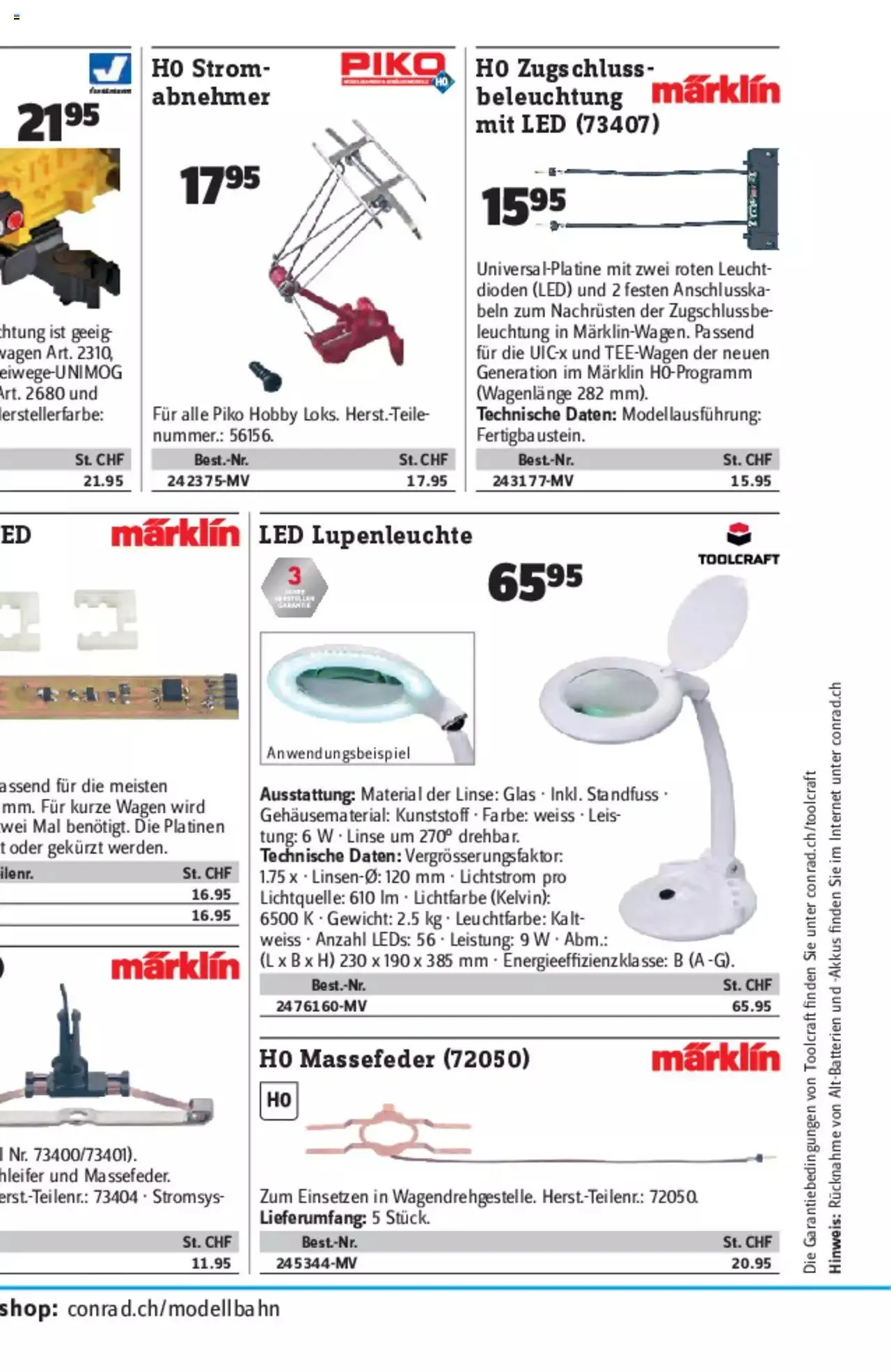 Conrad - Modellbahn Katalog 2022/23 von 5. September bis 31. Dezember 2023 - Prospekt seite  232