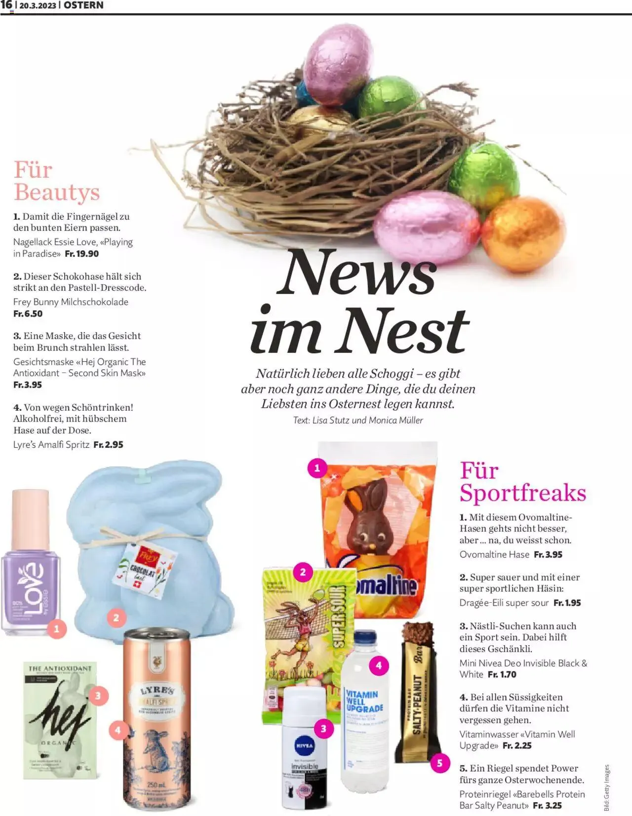 Migros - Magazin von 20. März bis 31. Dezember 2023 - Prospekt seite  16