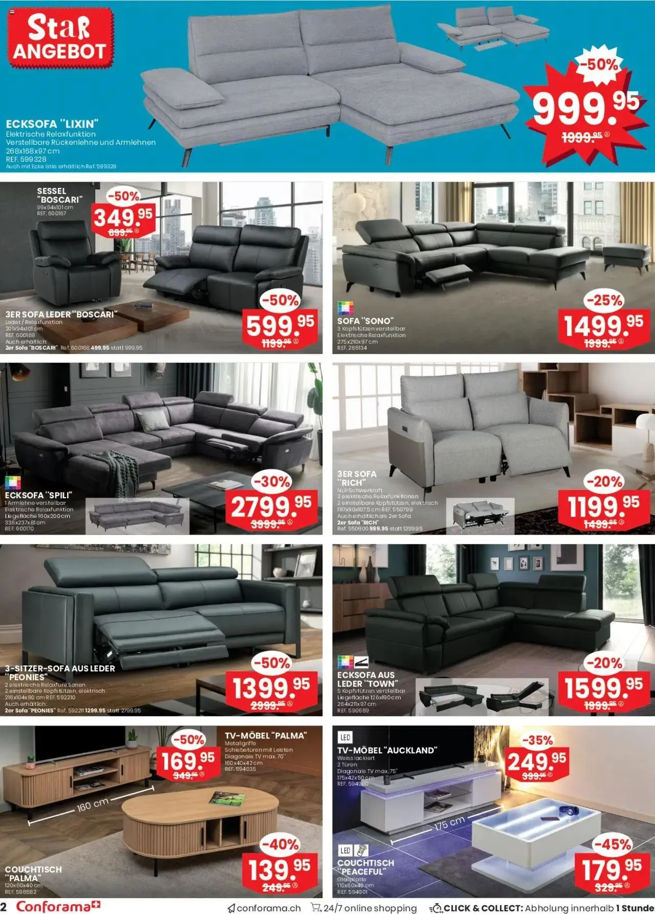 Conforama Aktionen Festival von 15. Oktober bis 28. Oktober 2024 - Prospekt seite  2