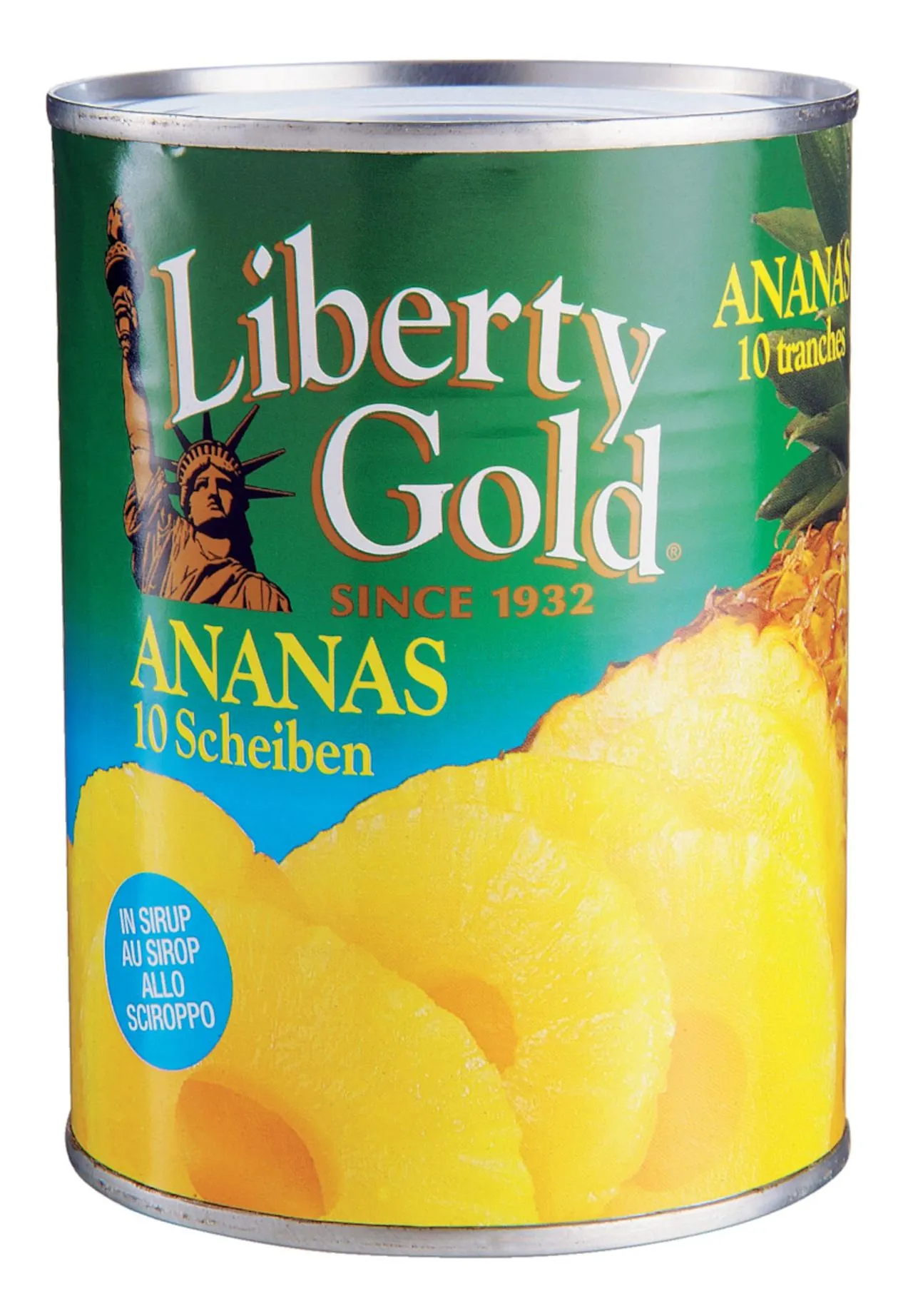 Liberty Gold Ananas, 10 Scheiben