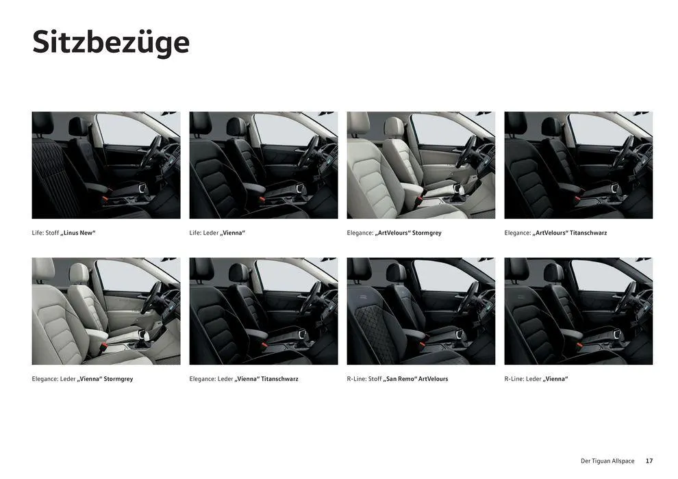 Das Tiguan Allspace von 16. Januar bis 31. Dezember 2024 - Prospekt seite  17