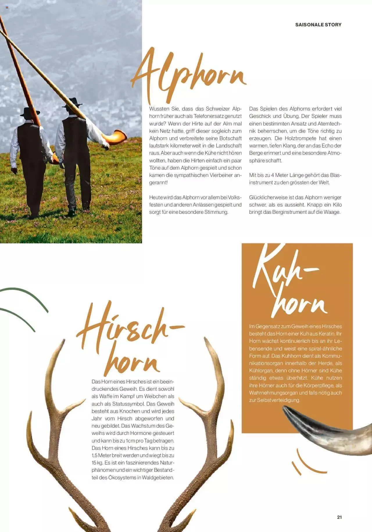 SPAR Kundenmagazin von 22. September bis 31. Dezember 2023 - Prospekt seite  21