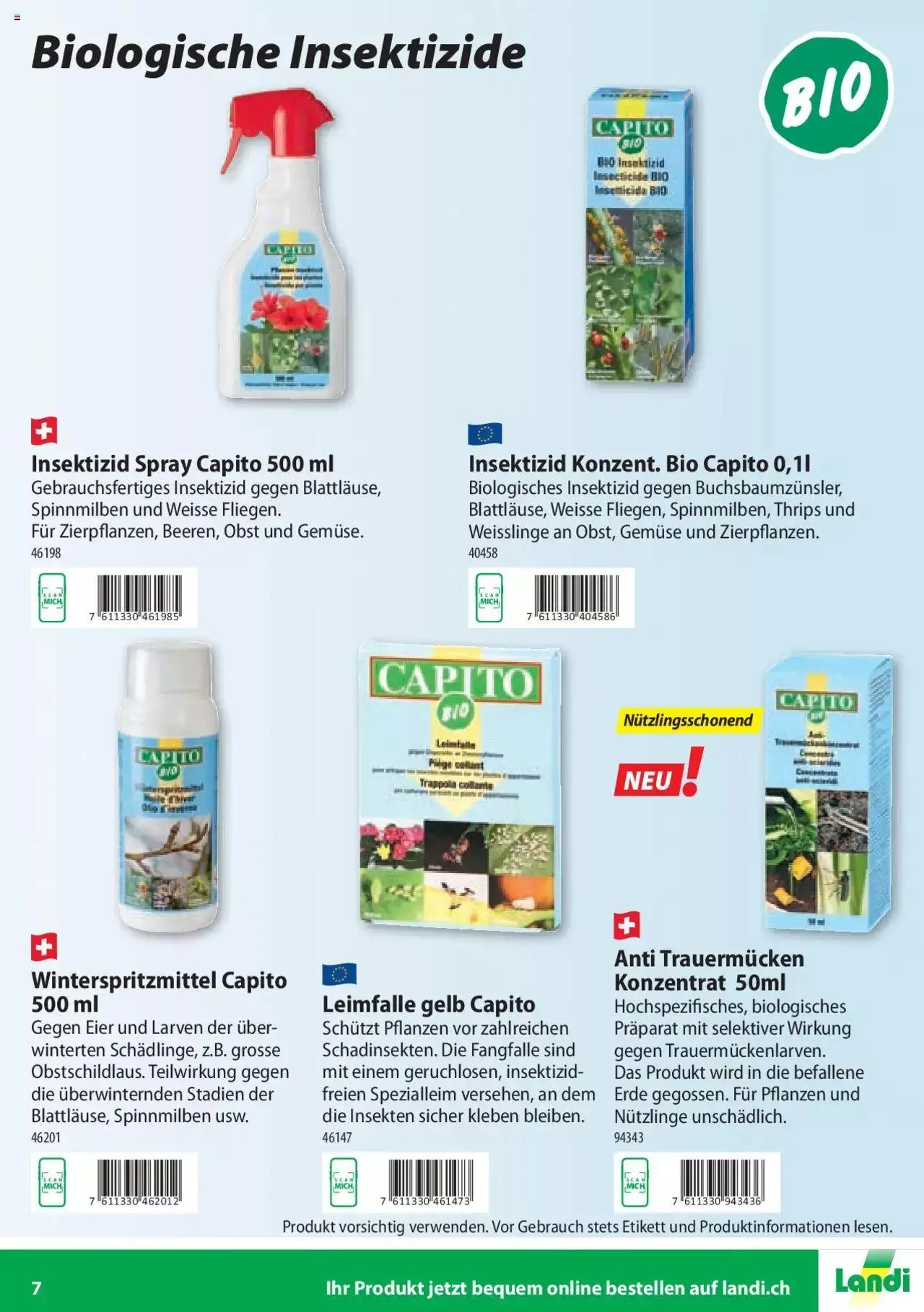 Landi Pflanzenschutz und Dünger 2023 von 7. März bis 31. Dezember 2023 - Prospekt seite  7