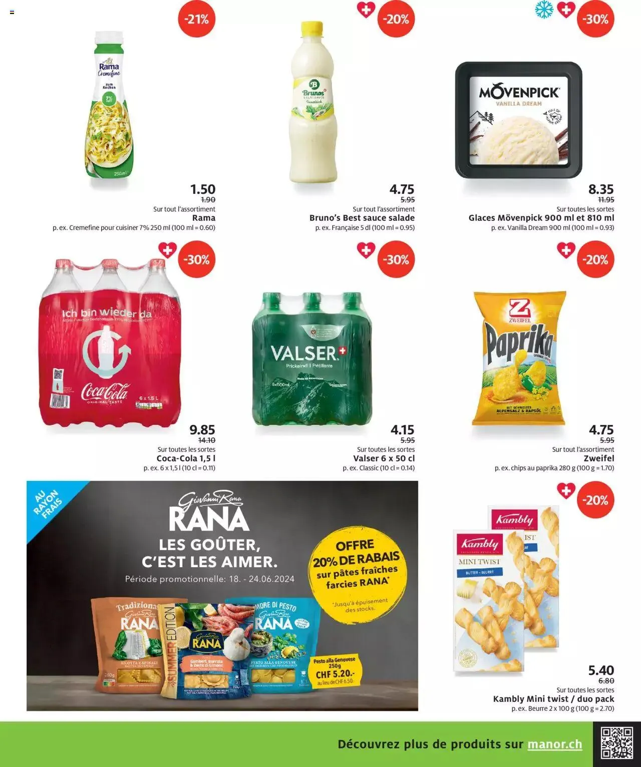 Manor - Offerte della settimana von 18. Juni bis 24. Juni 2024 - Prospekt seite  7