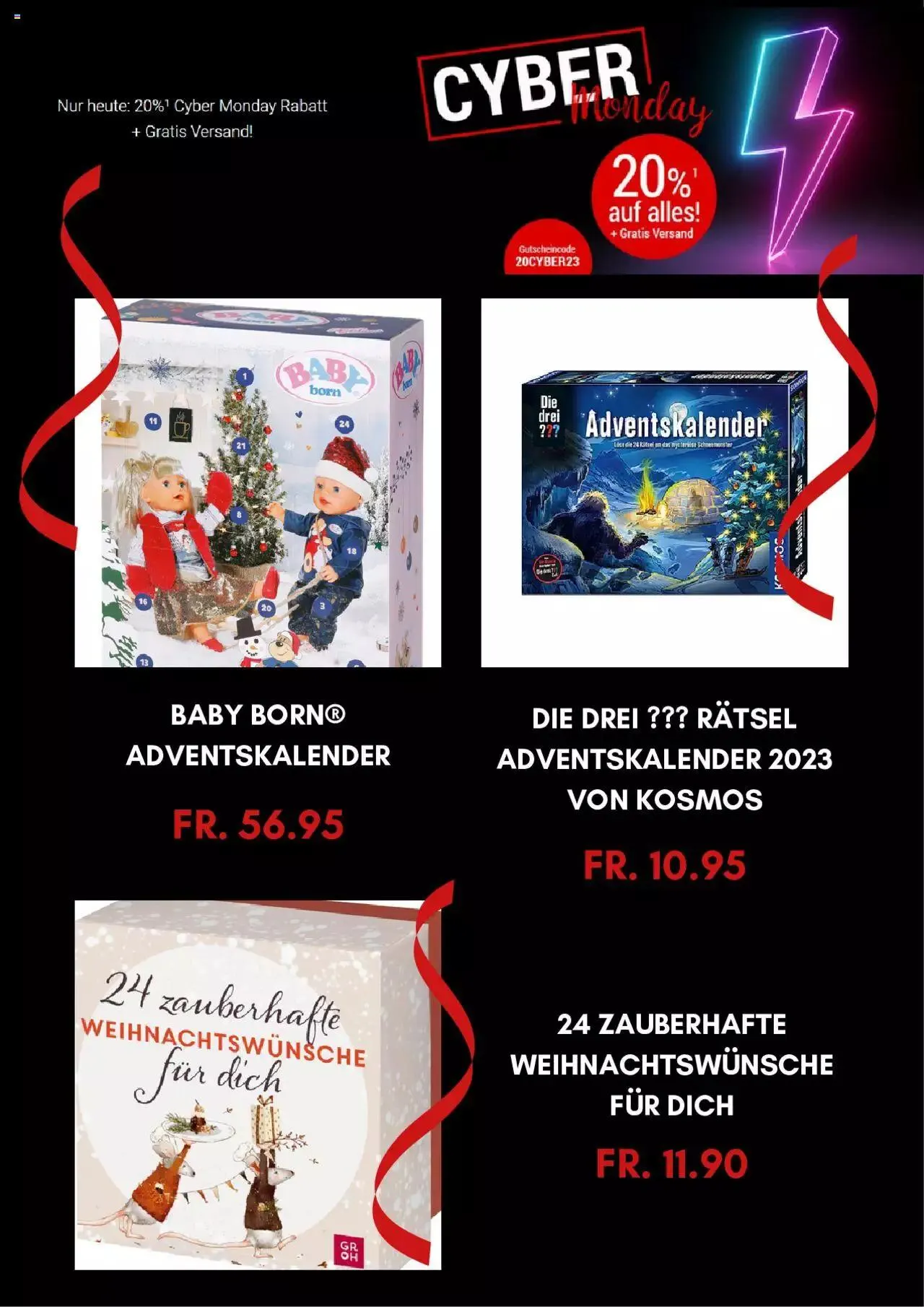 Weltbild Cyber Monday von 27. November bis 27. November 2023 - Prospekt seite 3