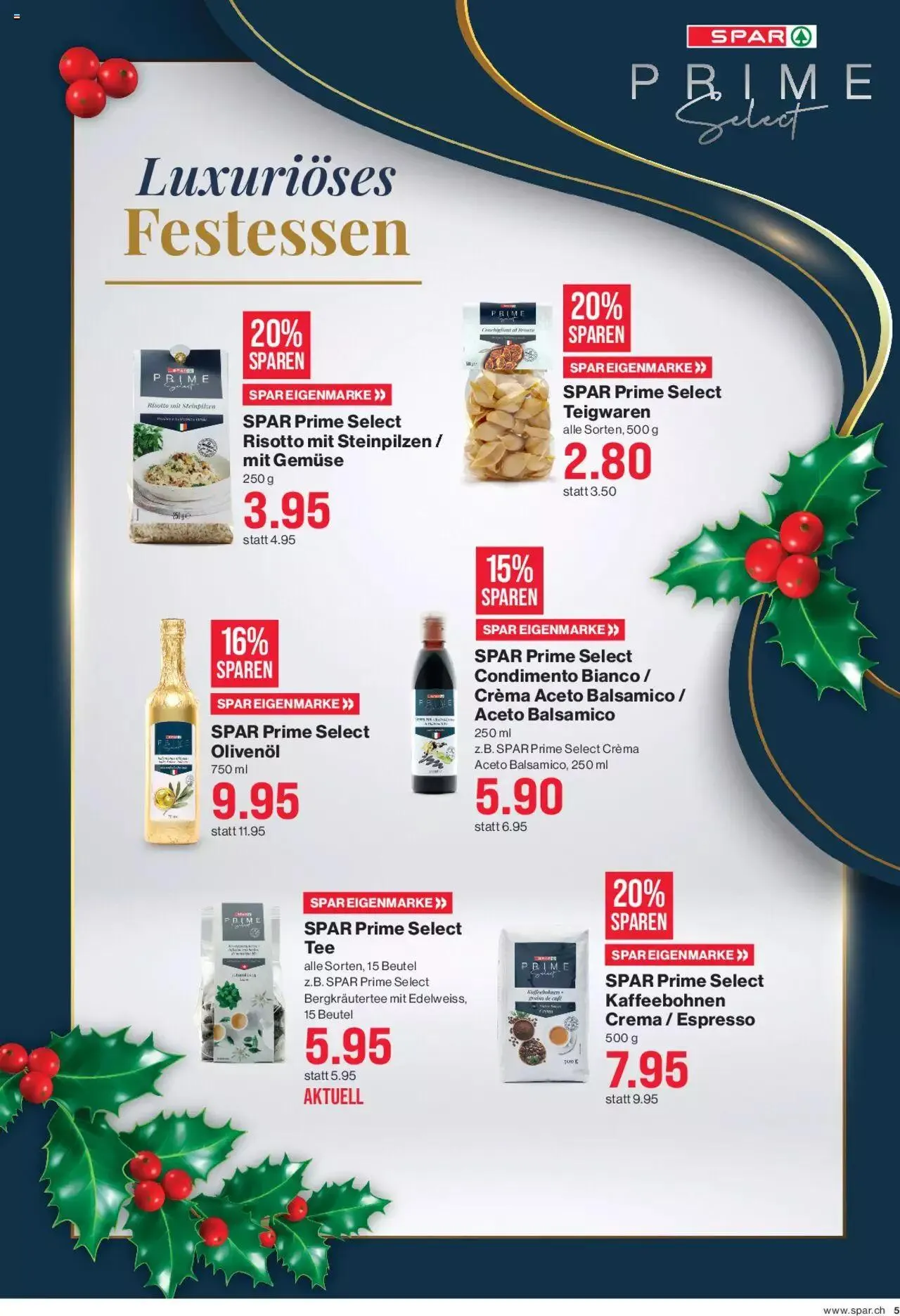 SPAR Aktionen von 7. Dezember bis 3. Januar 2024 - Prospekt seite  5