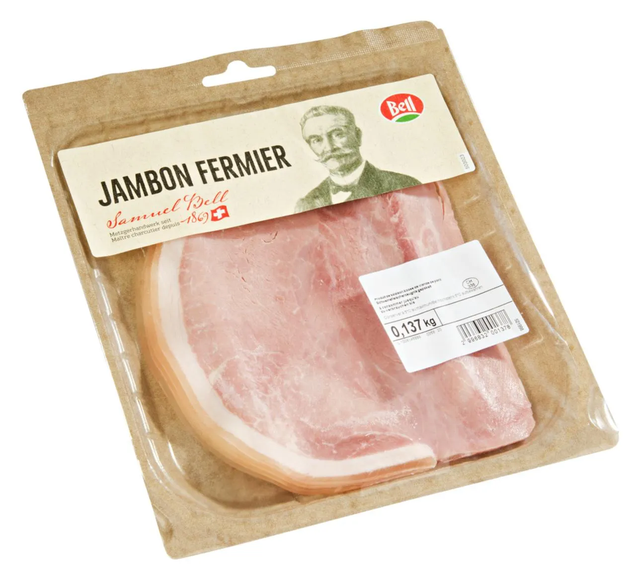 Bell Fermier-Schinken geschnitten