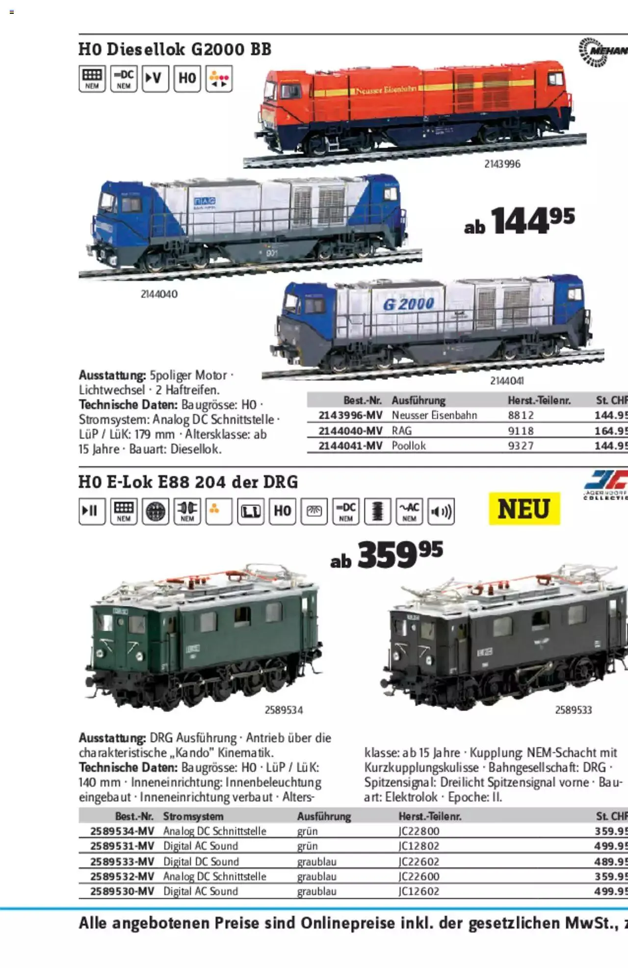 Conrad - Modellbahn Katalog 2022/23 von 5. September bis 31. Dezember 2023 - Prospekt seite  93