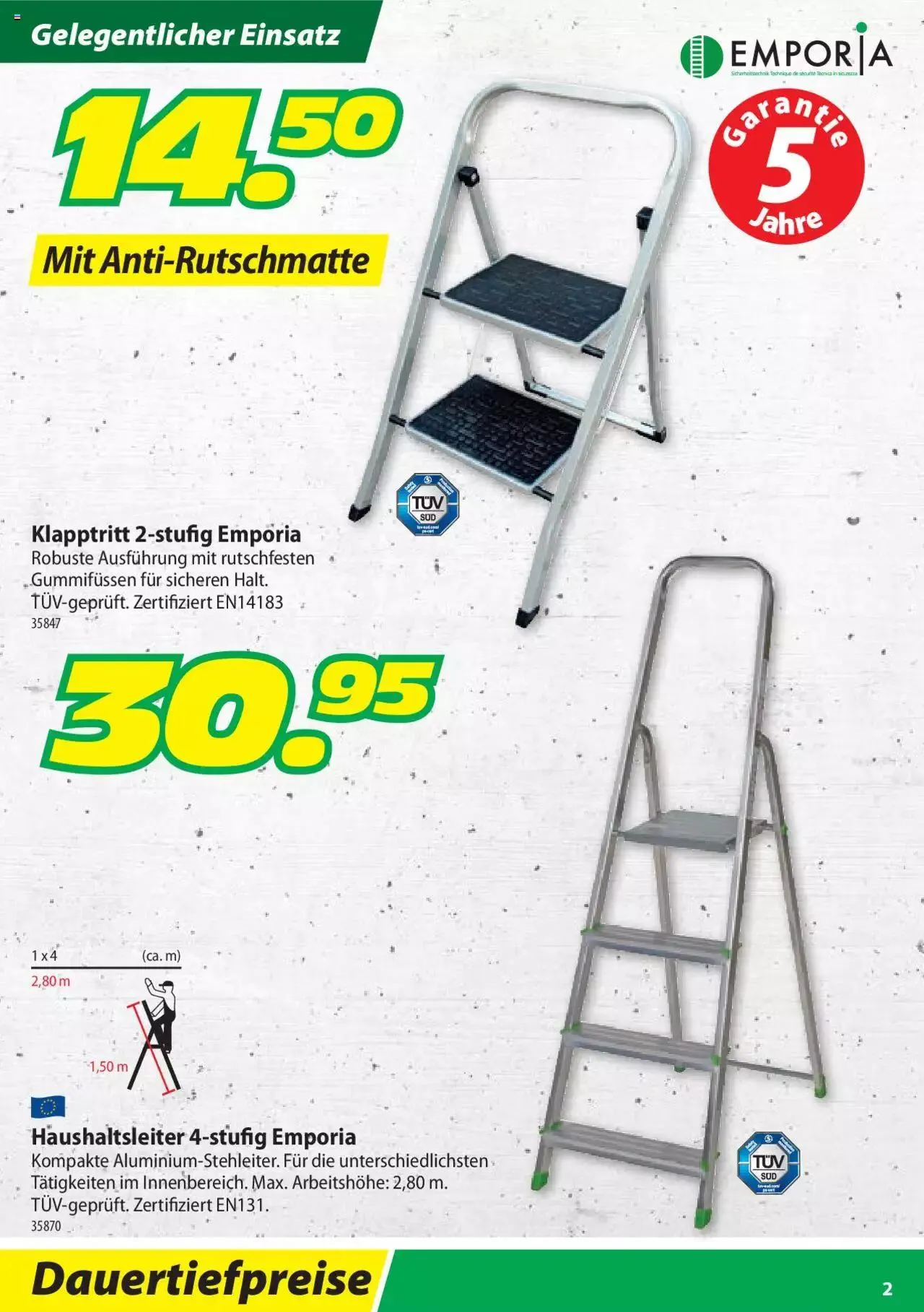 Landi - Leitern 2022 von 4. Februar bis 31. Dezember 2023 - Prospekt seite 2