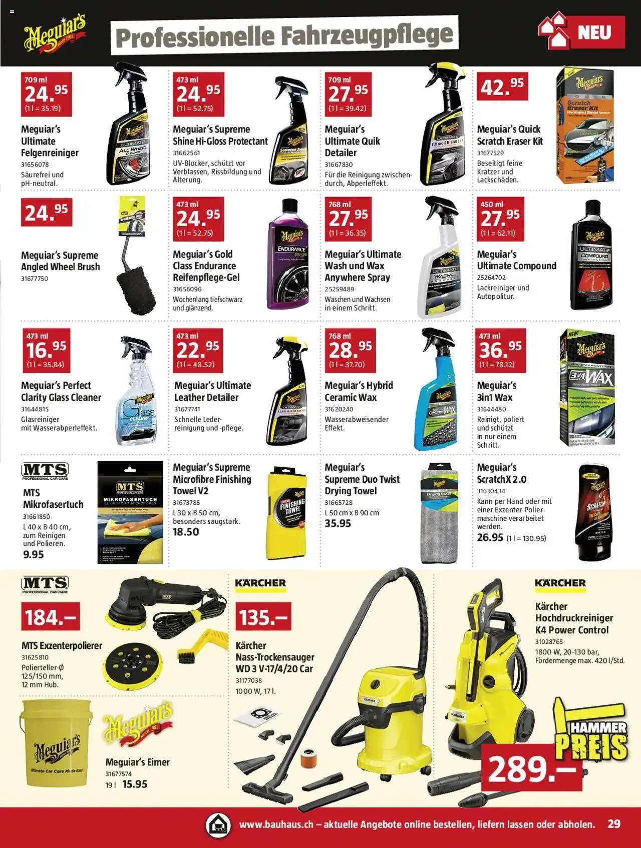 Bauhaus Aktionen von 26. August bis 29. September 2024 - Prospekt seite  29