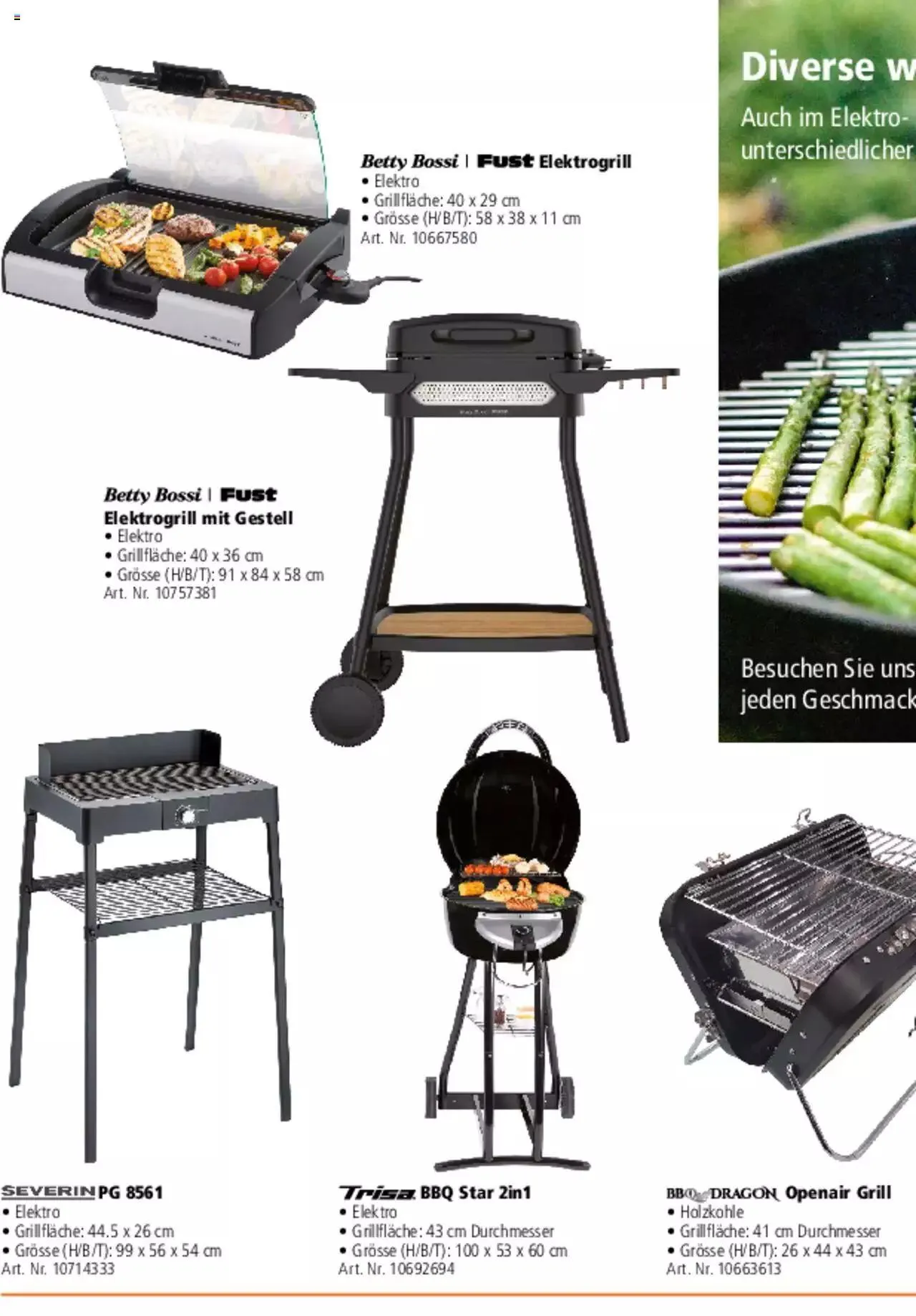 Fust Grill Zeit von 4. April bis 31. Dezember 2023 - Prospekt seite  33