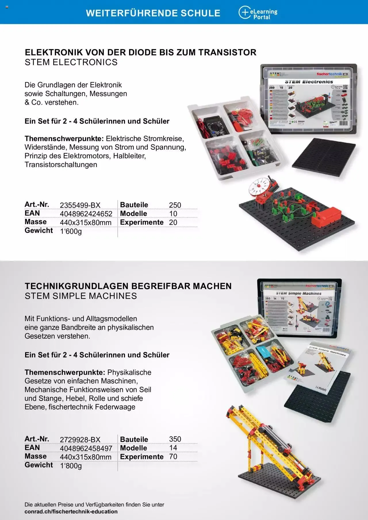 Conrad Fischertechnik education von 14. März bis 31. Dezember 2023 - Prospekt seite  16