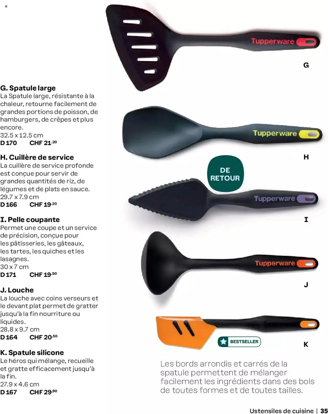 Tupperware Aktionen Frühling / Sommer 2024 von 5. März bis 31. Dezember 2024 - Prospekt seite  35