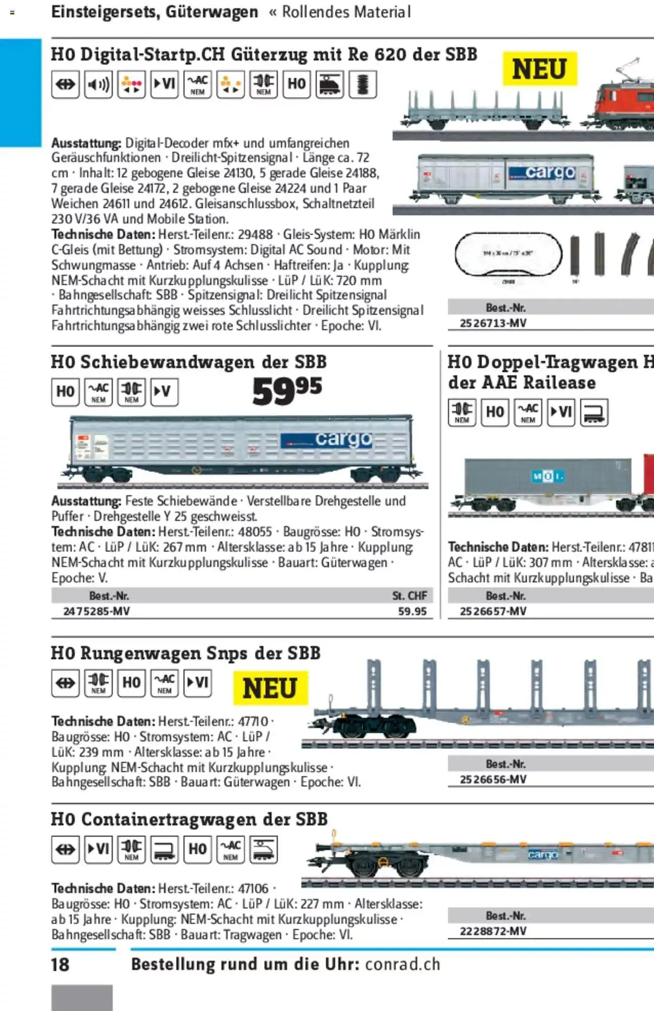 Conrad - Modellbahn Katalog 2022/23 von 5. September bis 31. Dezember 2023 - Prospekt seite  39