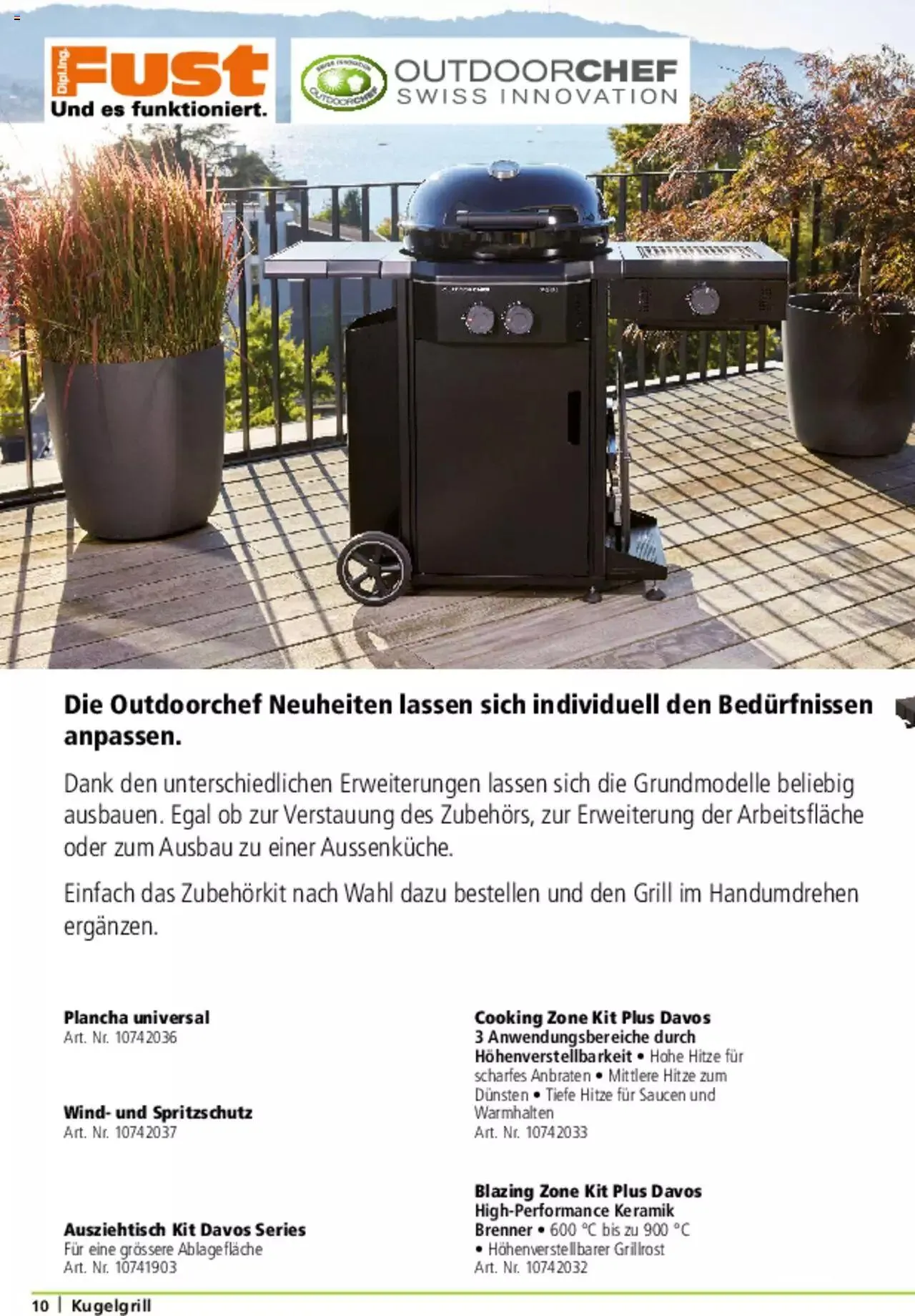Fust Grill Zeit von 4. April bis 31. Dezember 2023 - Prospekt seite  19