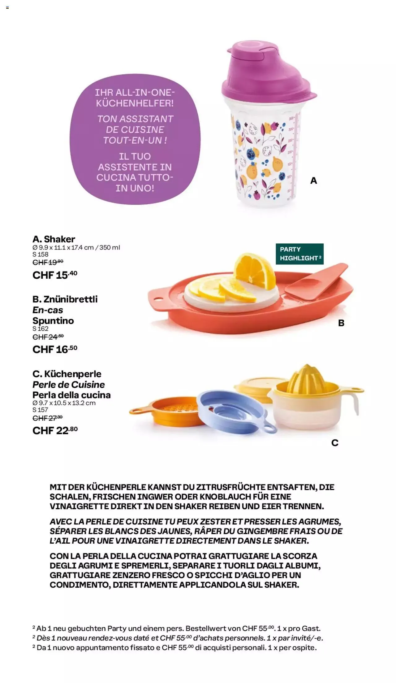 Tupperware Aktionen von 3. Juni bis 30. Juni 2024 - Prospekt seite  5