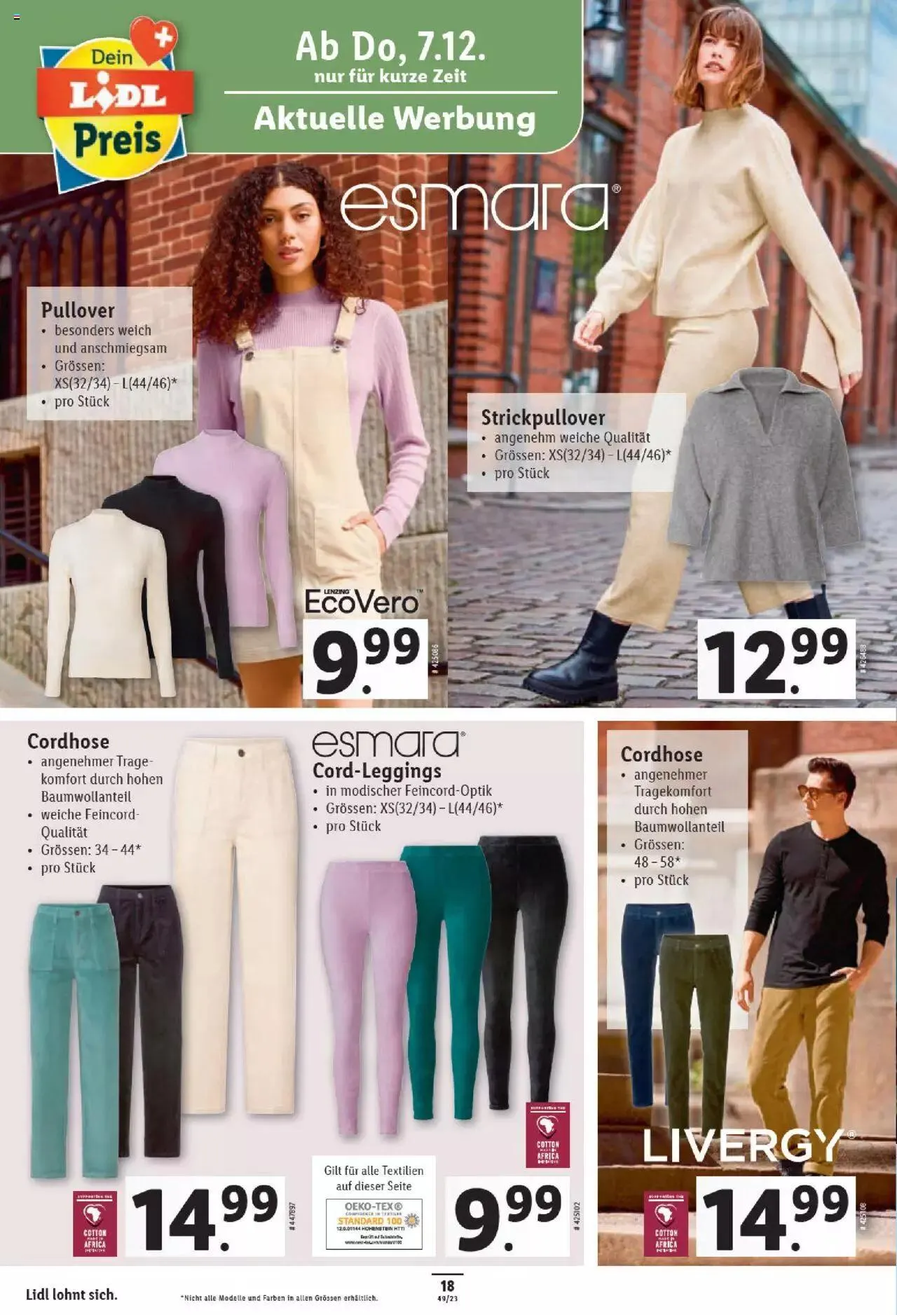 Lidl Aktionen von 7. Dezember bis 13. Dezember 2023 - Prospekt seite 18