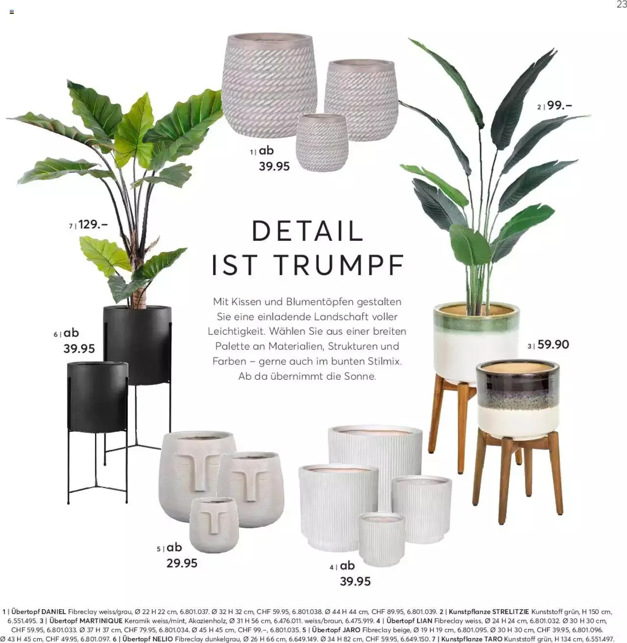 Livique Wohne wie du lebst von 28. Februar bis 31. Dezember 2023 - Prospekt seite  23